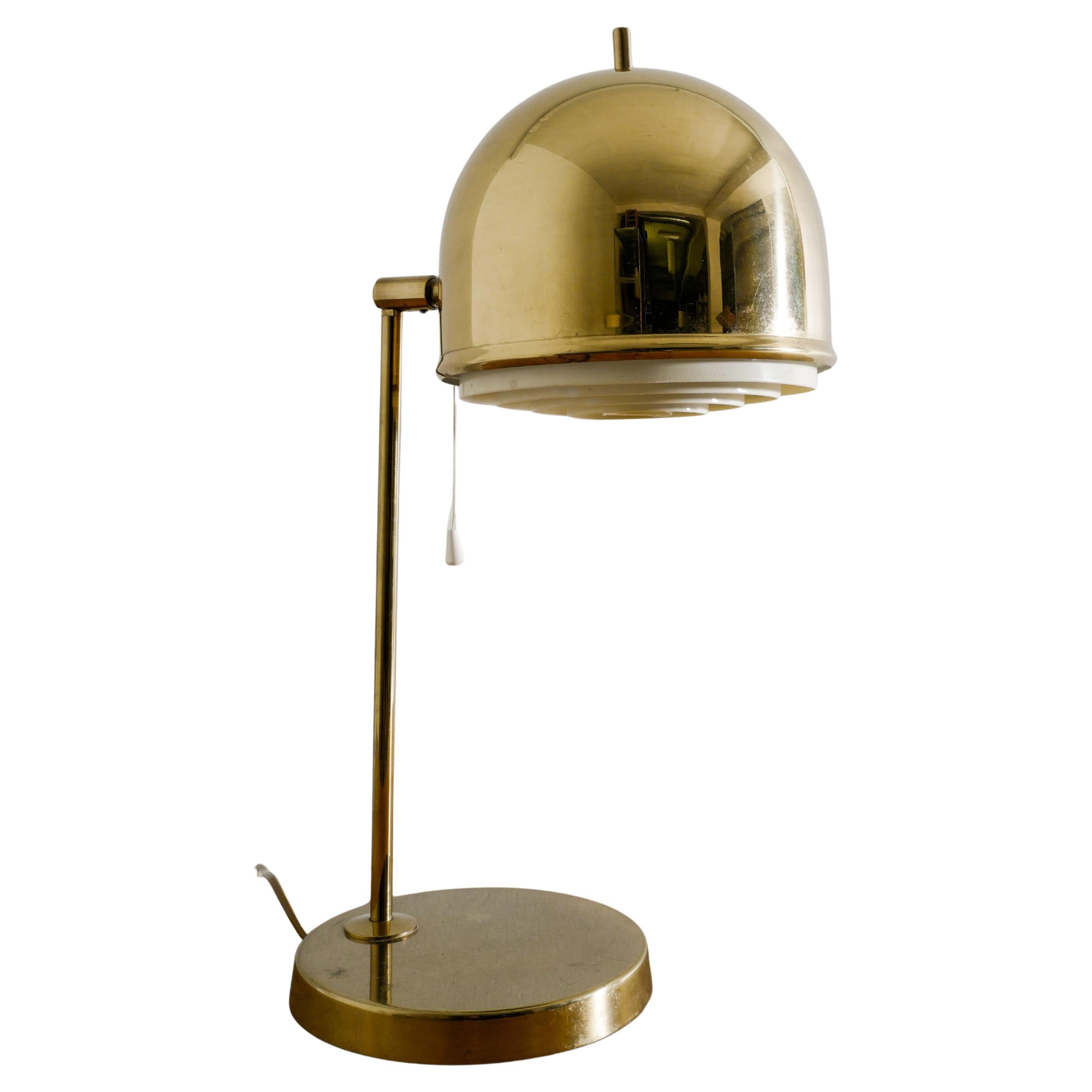 Swedish Desk Table Lamp B-075 in Brass by Eje Ahlgren for Bergboms Sweden, 1960s