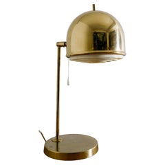 Swedish Desk Table Lamp B-075 in Brass by Eje Ahlgren for Bergboms Sweden, 1960s
