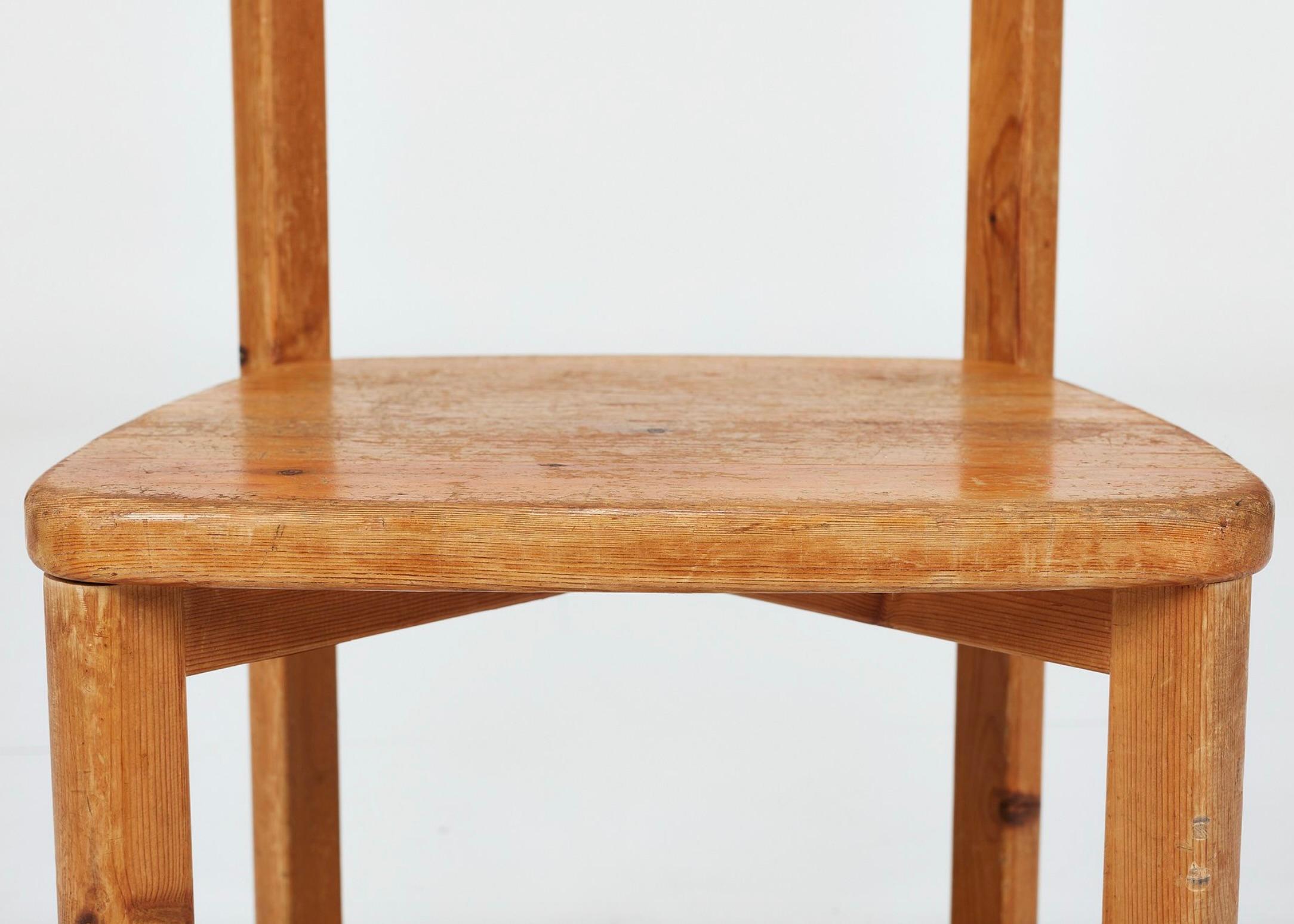 Swedish Dining Chairs in Pine, c1965 For Sale 7