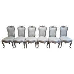fabric dining chairs Swedish Dining Chairs Set of Six
