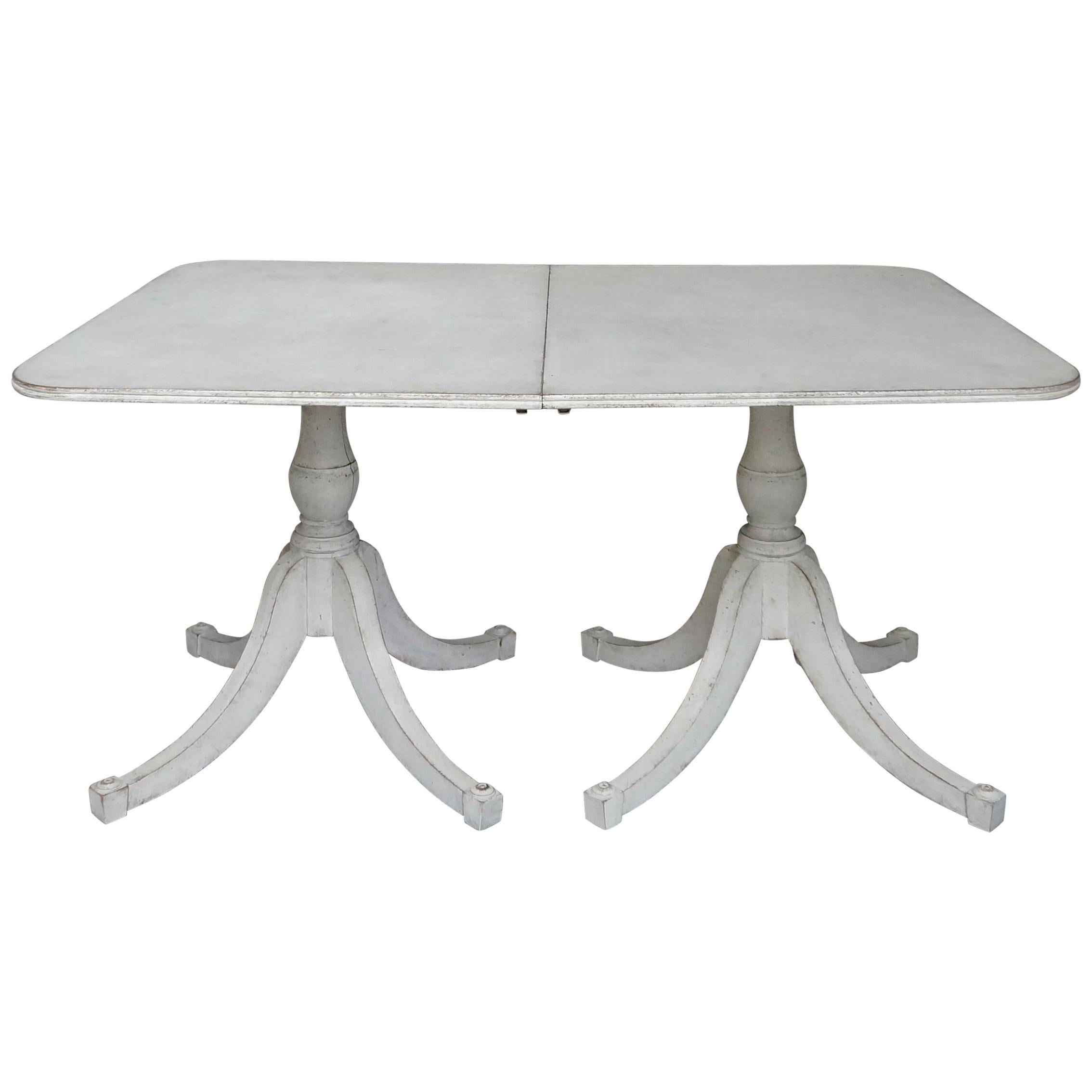 Swedish Dining Table in Two Parts