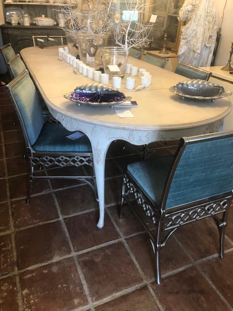 Swedish Dining Table with Original Paint 3