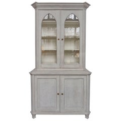 Swedish Display Cabinet with Original Glass