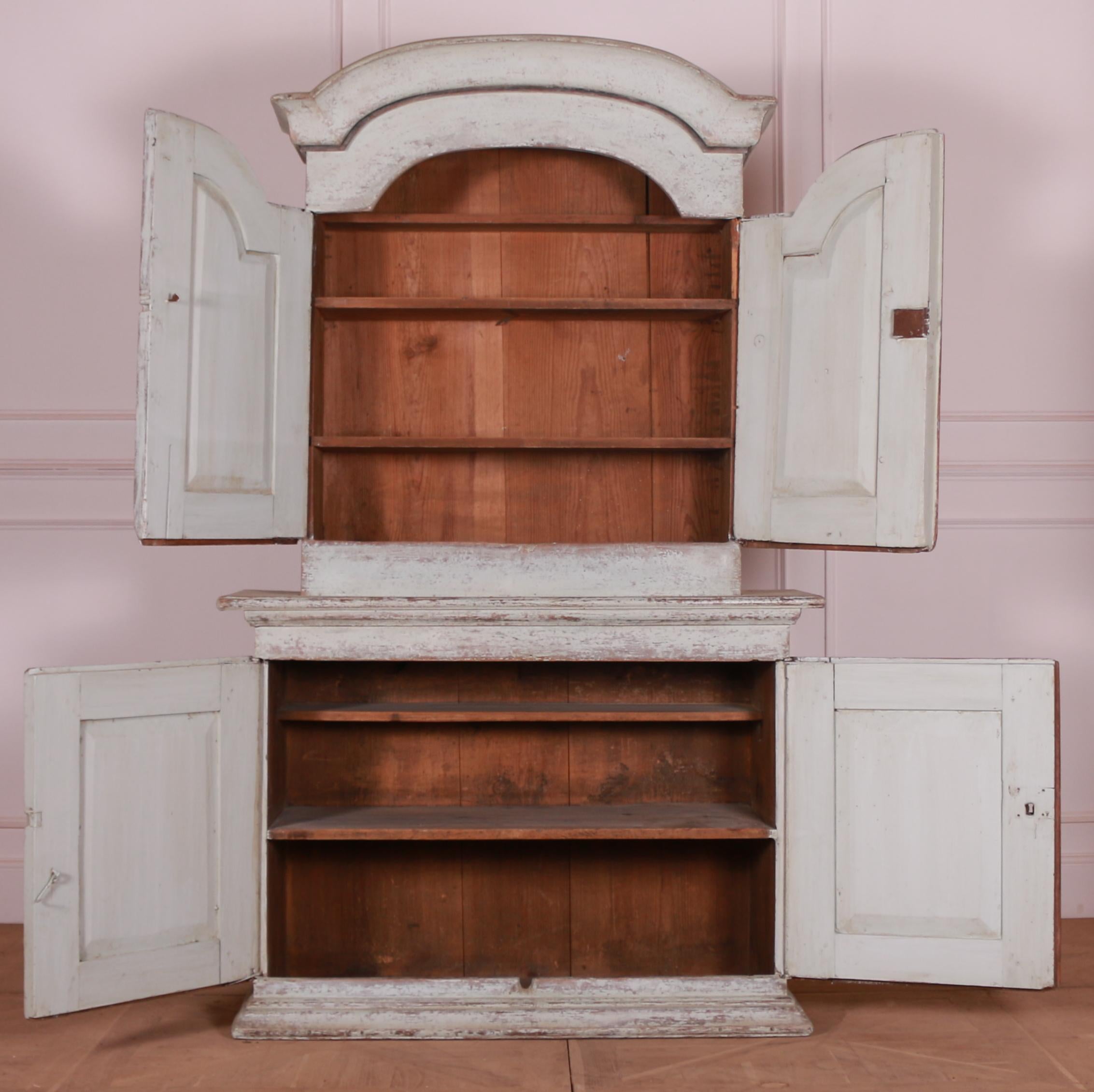 Swedish Dome Topped Cupboard For Sale 1