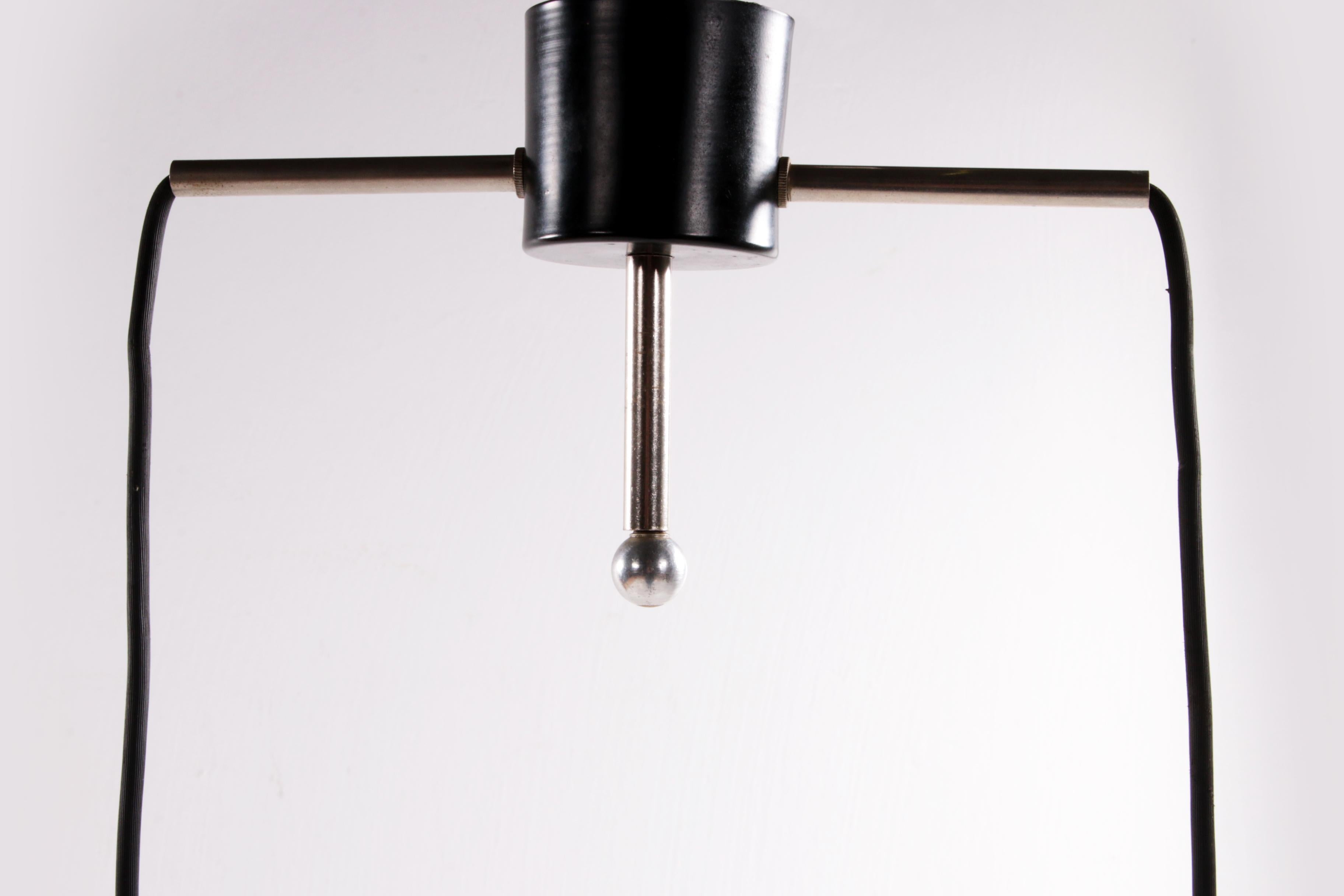 Swedish Drop Pendant Lamp by Uno & Östen Kristiansson for Luxus, 1950s For Sale 5
