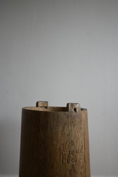 Swedish "Dug out Barrel"/Laggkärl dated 1783