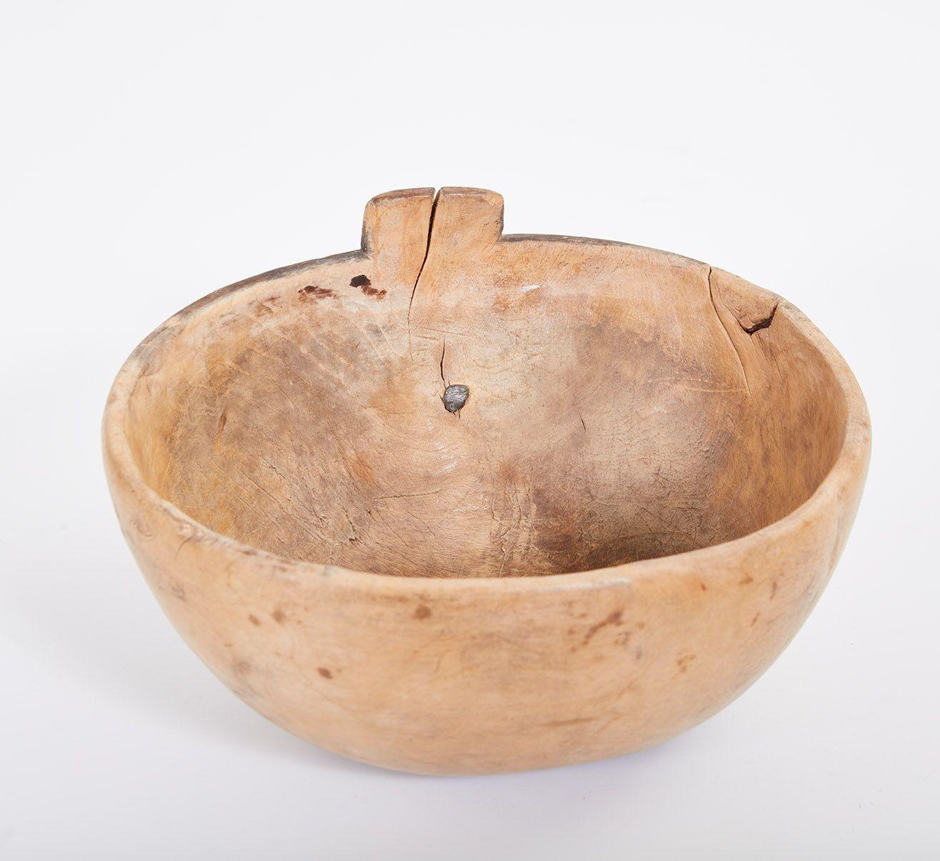 Wood Swedish Dugout Burl Bowl For Sale