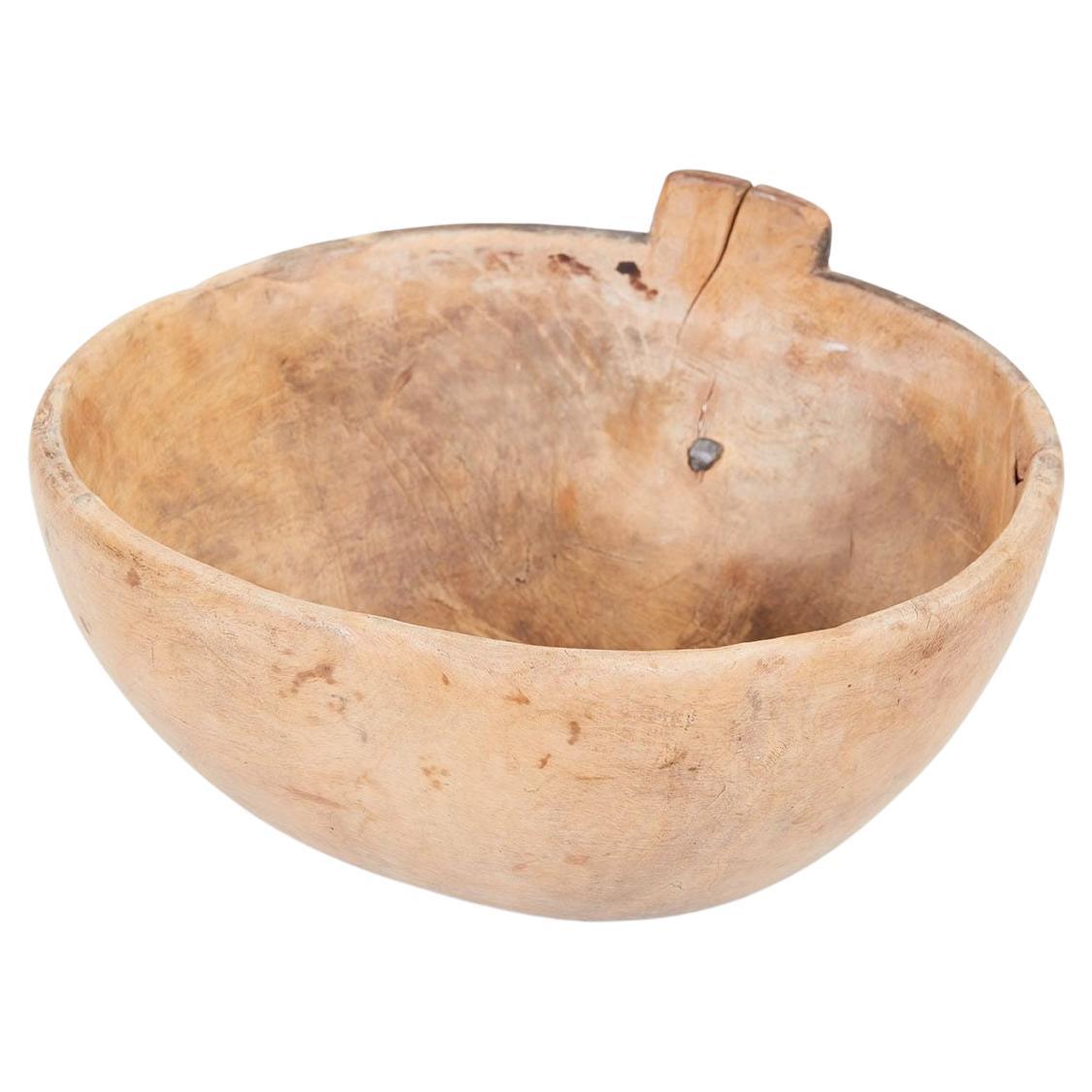 Swedish Dugout Burl Bowl For Sale