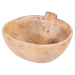 Antique Swedish Dugout Burl Bowl
