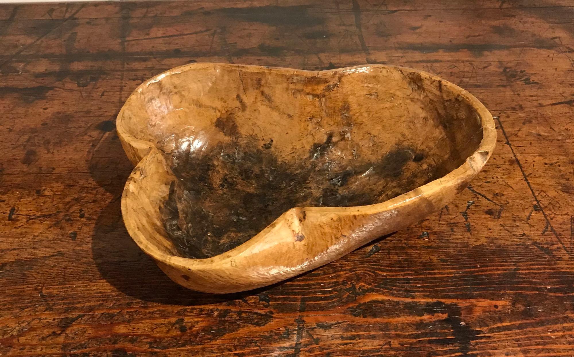 Swedish Dugout Root Burl Bowl For Sale 2