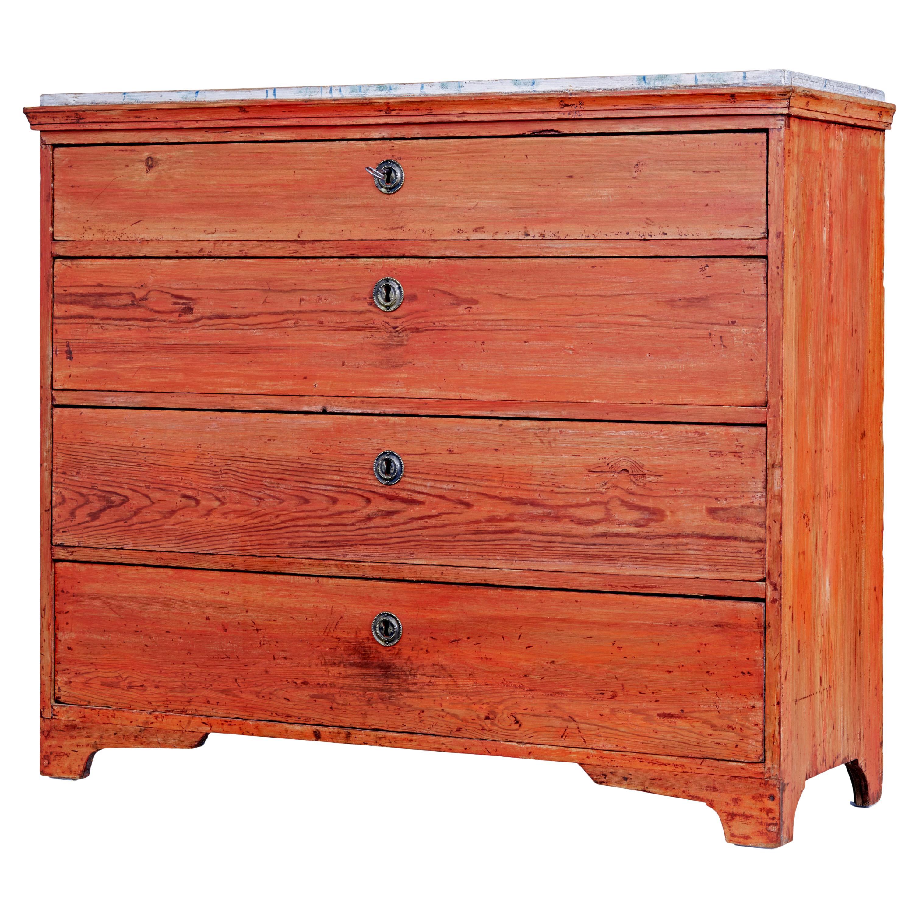 Painted Commodes and Chests of Drawers