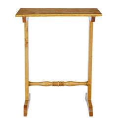 Swedish early 20th century birch side table