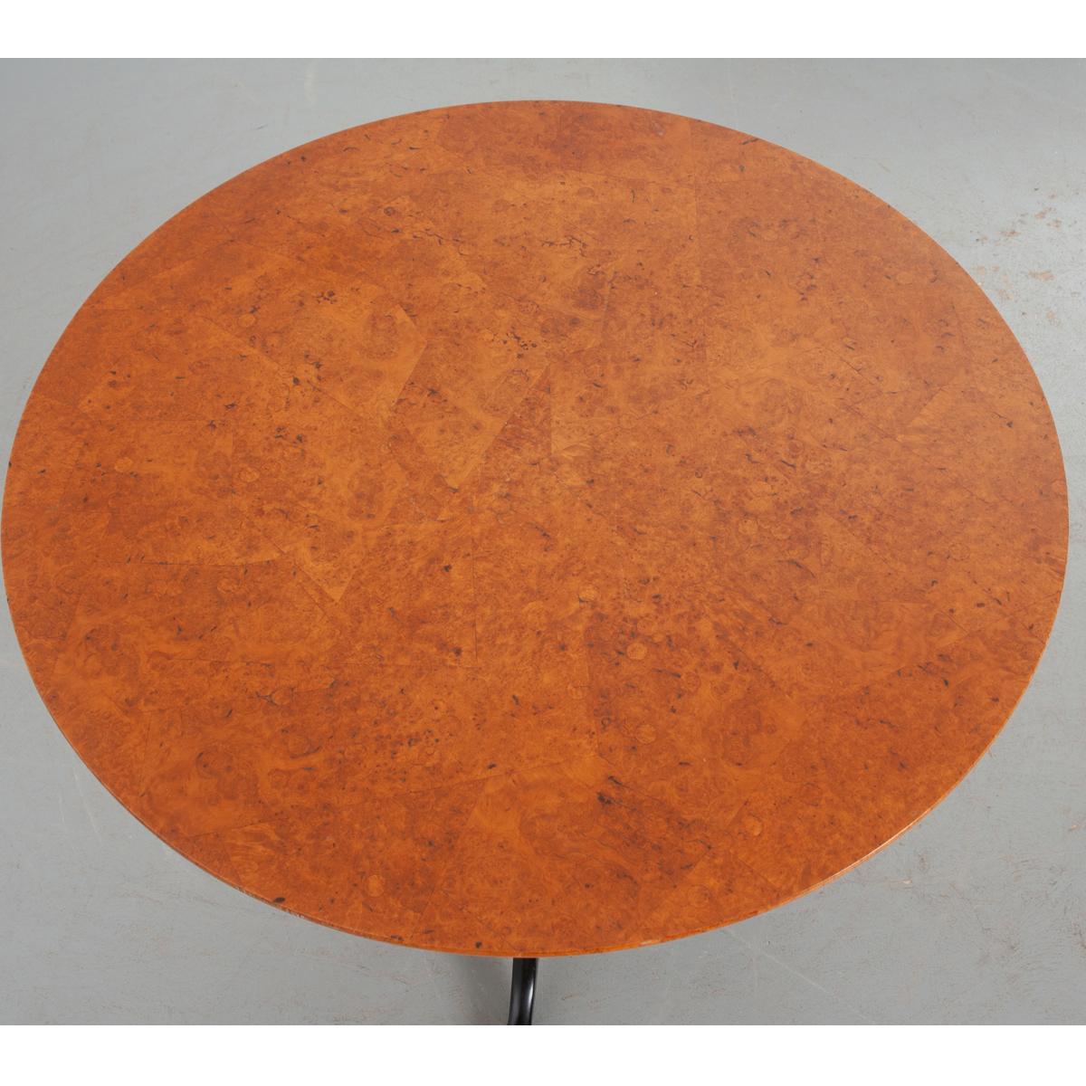 Swedish Early 20th Century Birch Tilt Top Table   For Sale 10