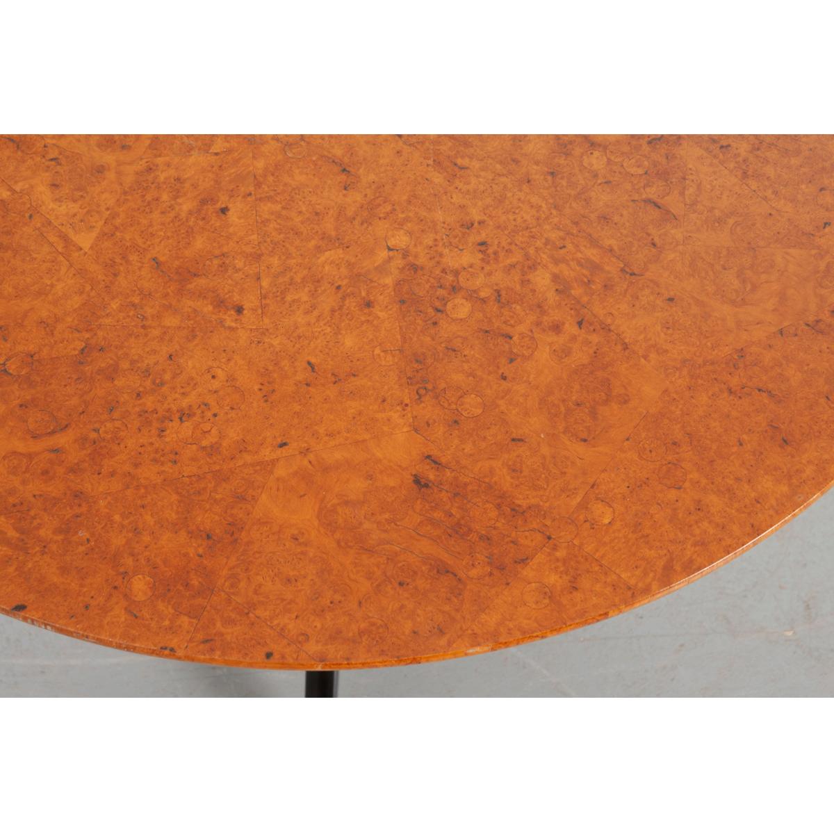 Swedish Early 20th Century Birch Tilt Top Table   For Sale 2