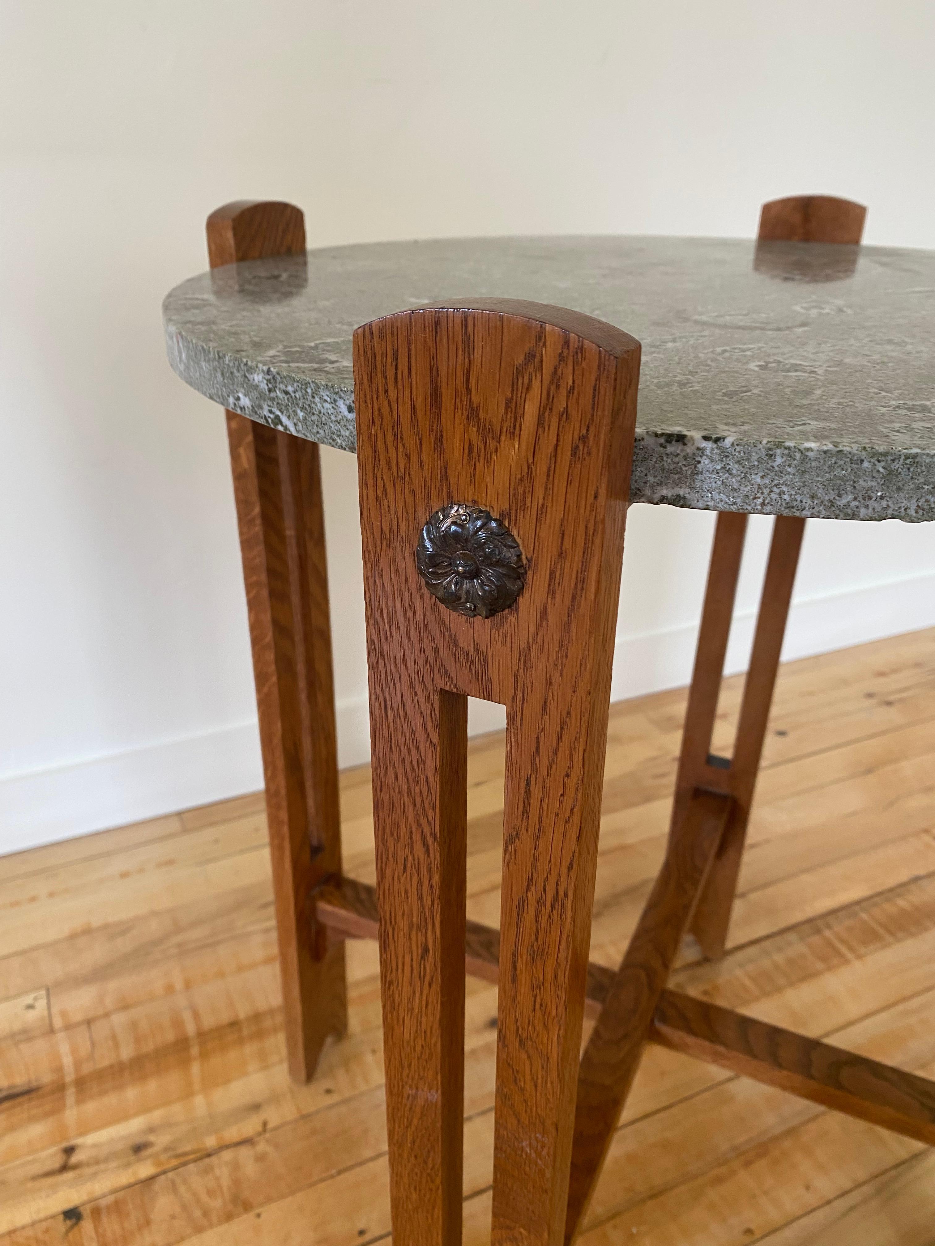 Stone Swedish Early 20th century Side table For Sale