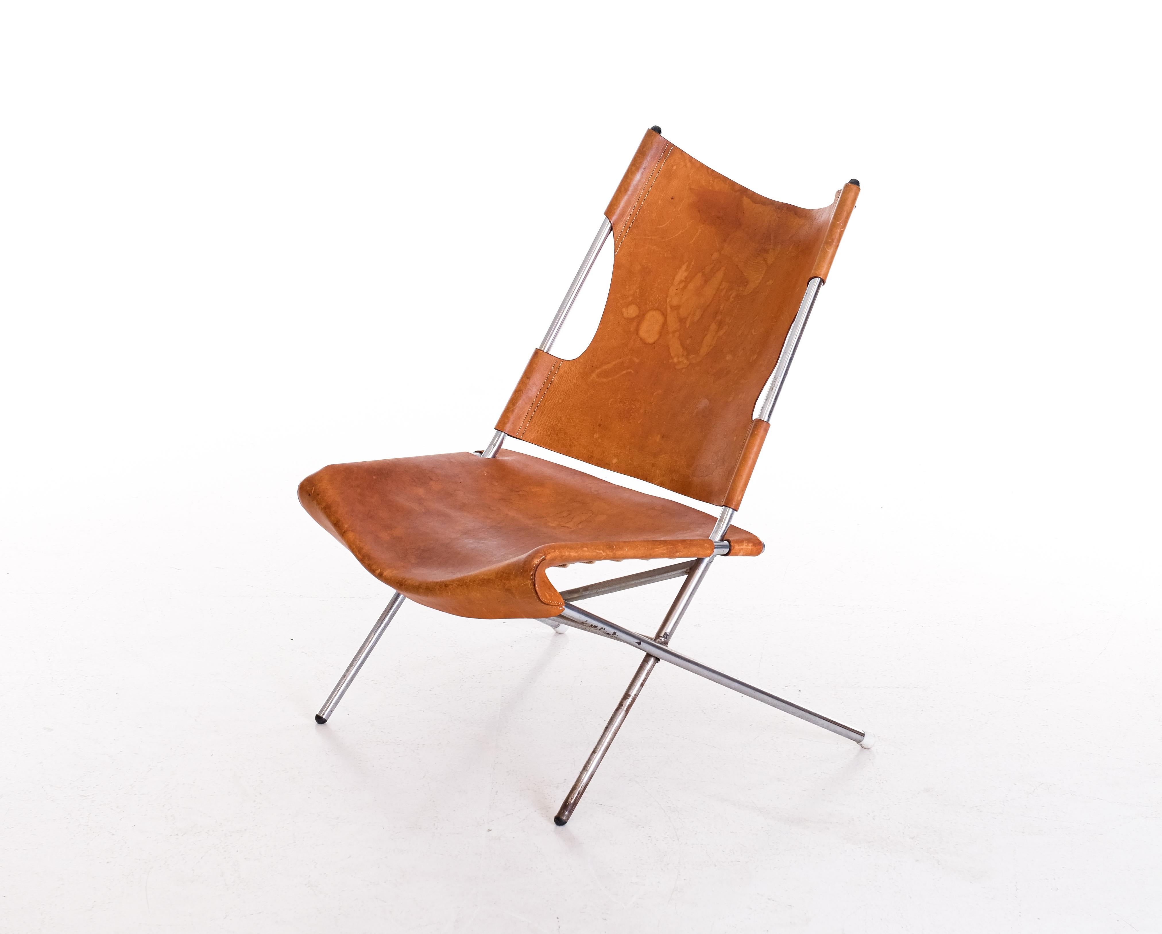 Easy chair 'Focus' design Bengt Ruda, Sweden, 1960s  In Good Condition For Sale In Stockholm, SE