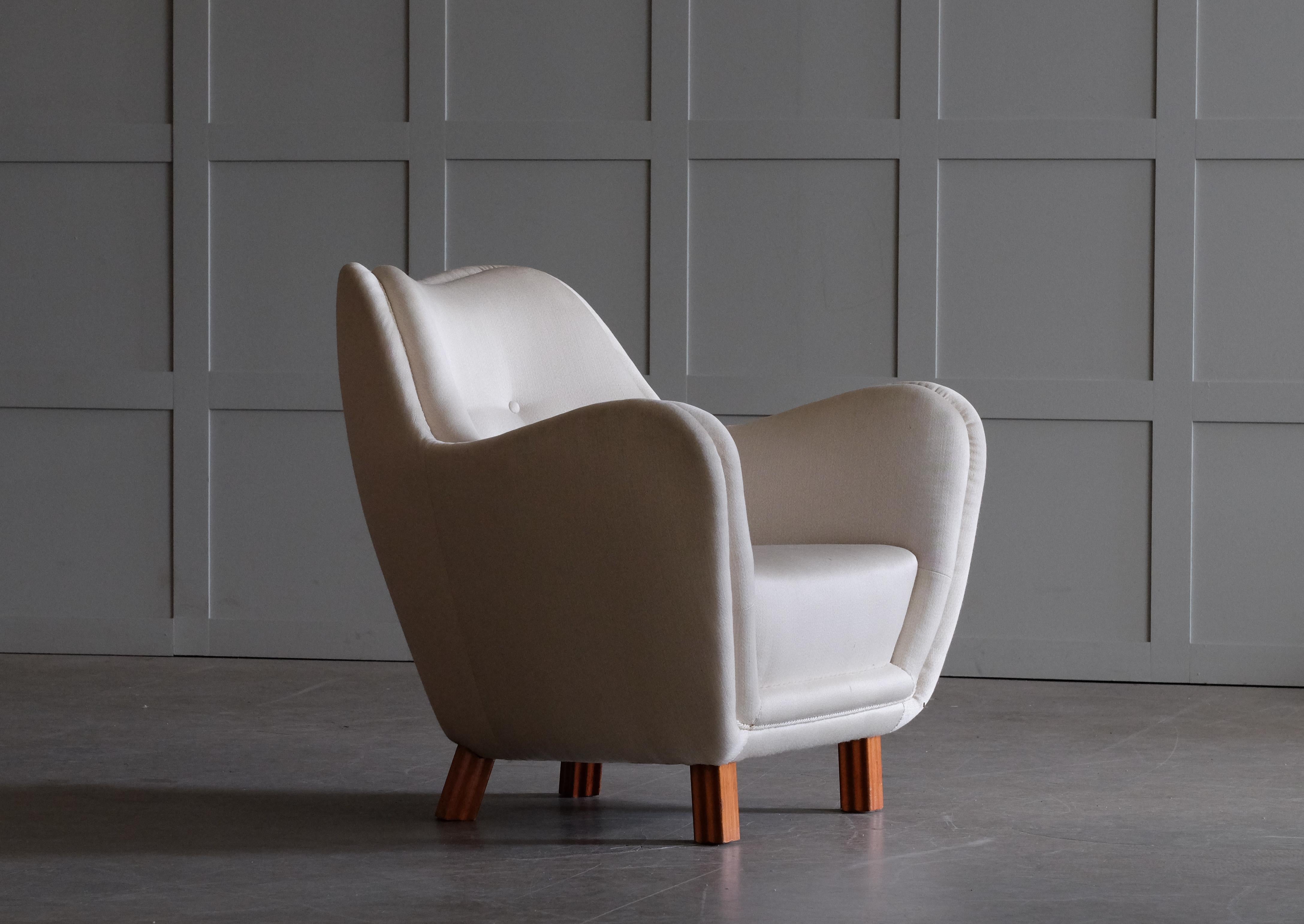 Swedish Easy Chair by Sten Wicén, 1950s In Good Condition For Sale In Stockholm, SE