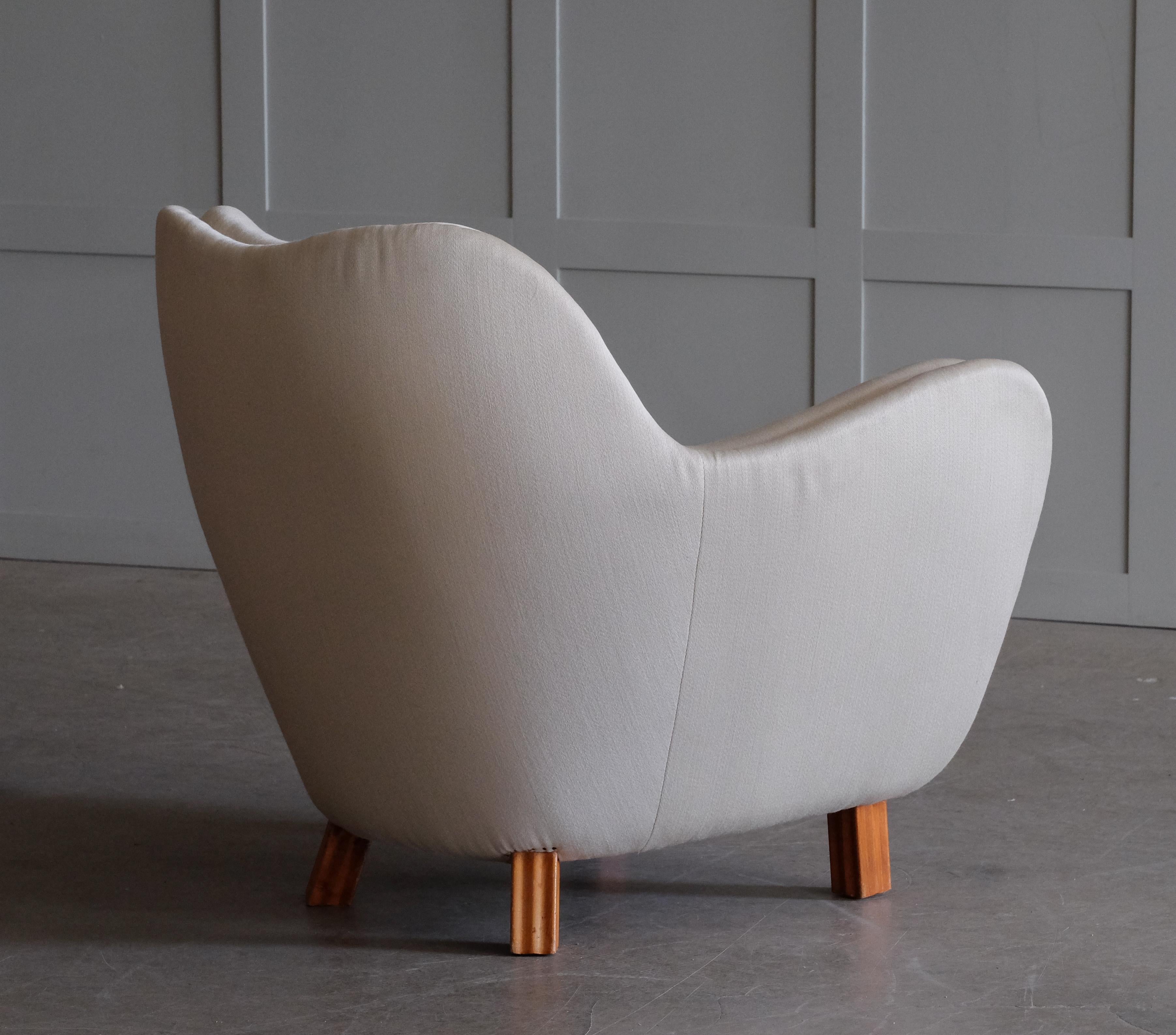 Mid-20th Century Swedish Easy Chair by Sten Wicén, 1950s For Sale