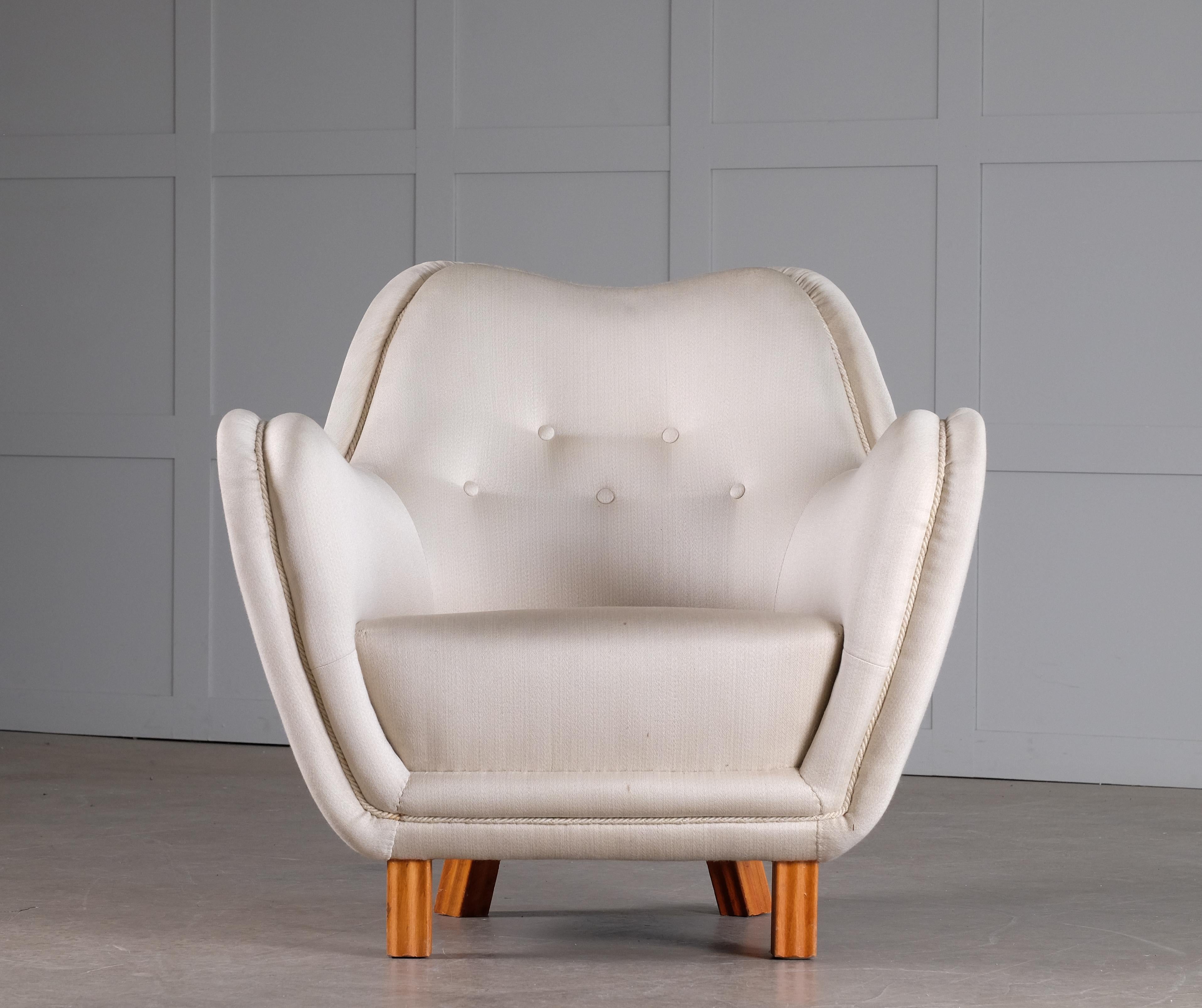 Swedish Easy Chair by Sten Wicén, 1950s For Sale 1