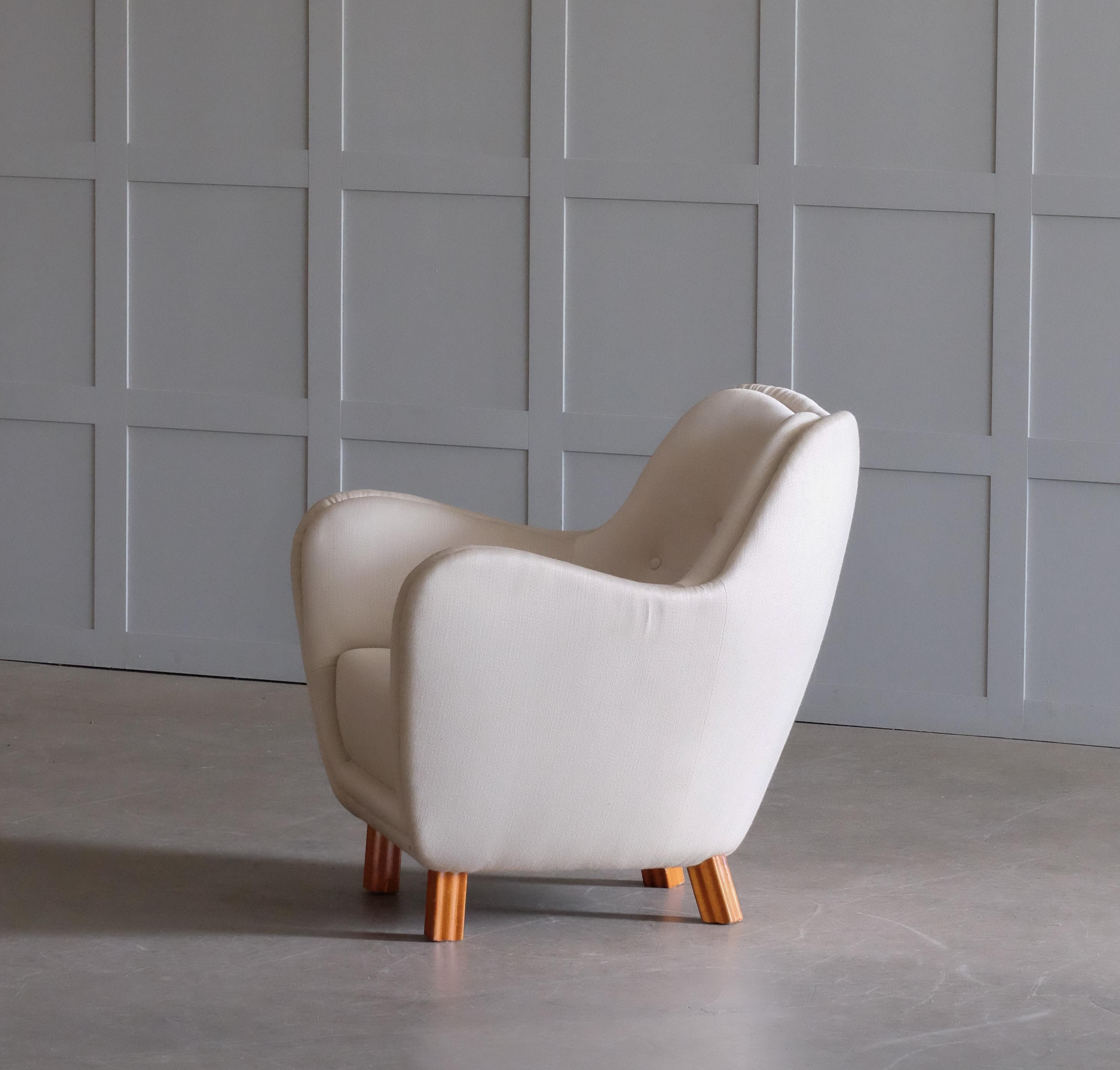 Swedish Easy Chair by Sten Wicén, 1950s For Sale 2