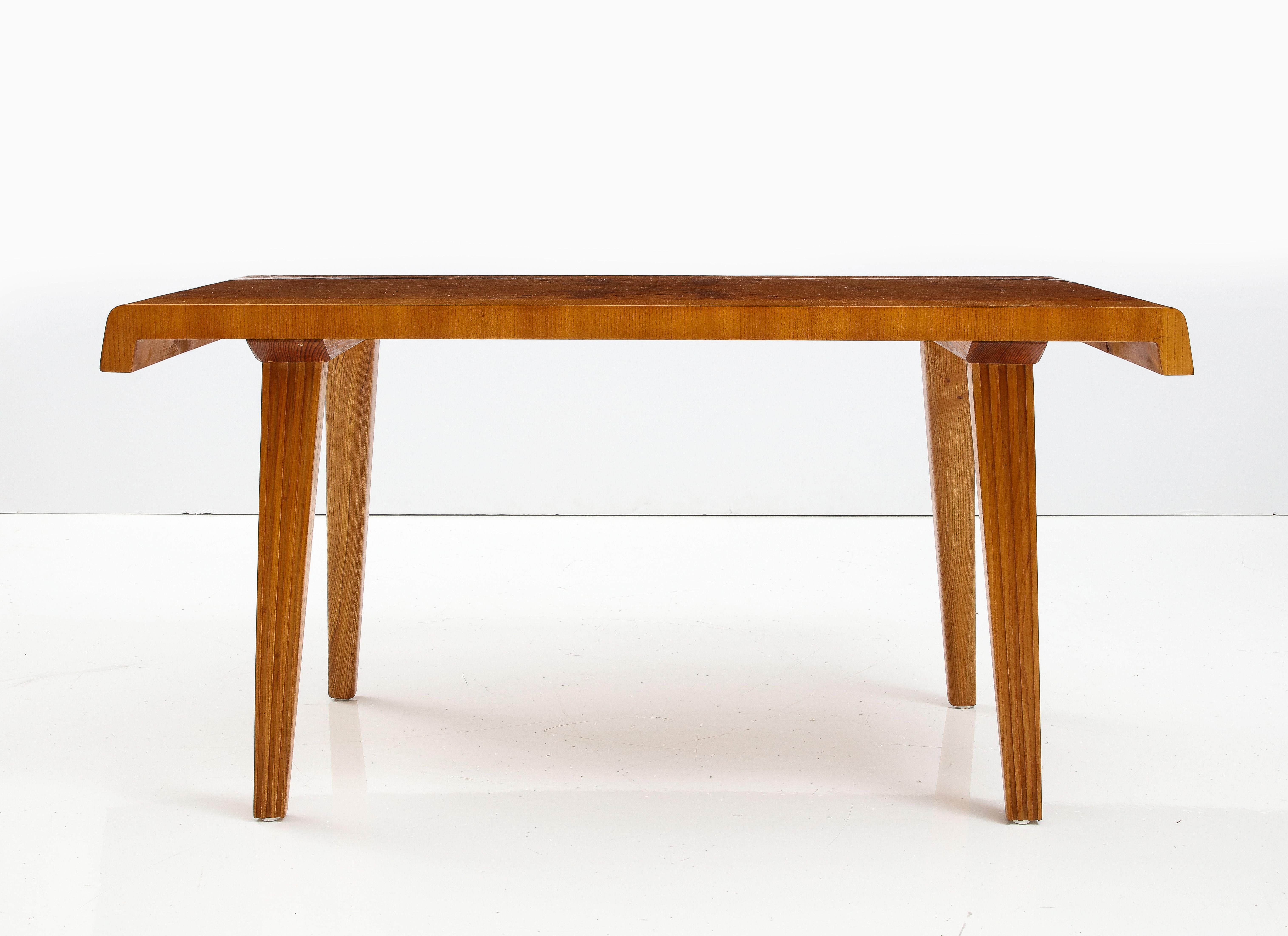 Swedish Elm And Elm Root Table, Circa 1940s For Sale 6