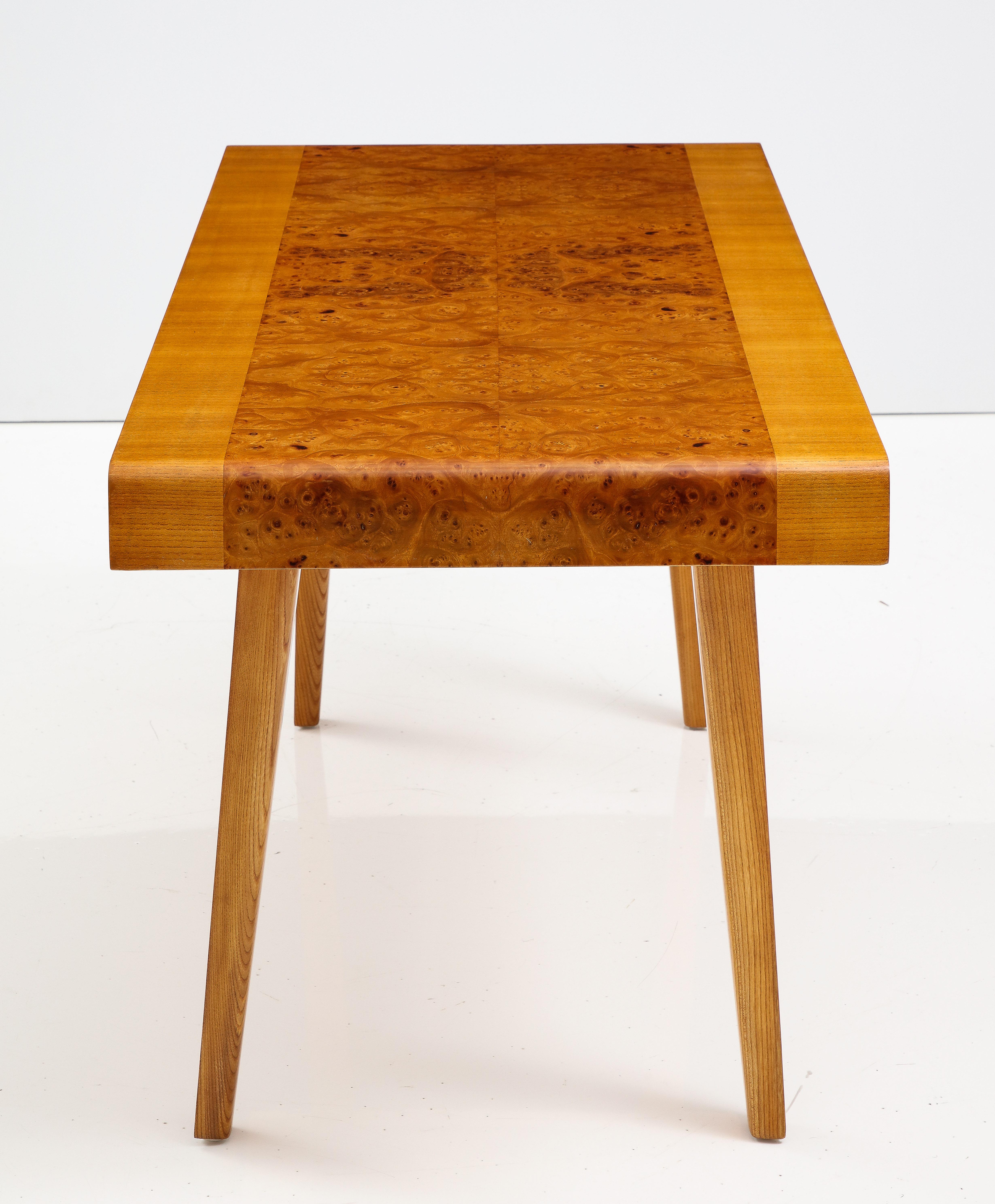 Swedish Elm And Elm Root Table, Circa 1940s 1