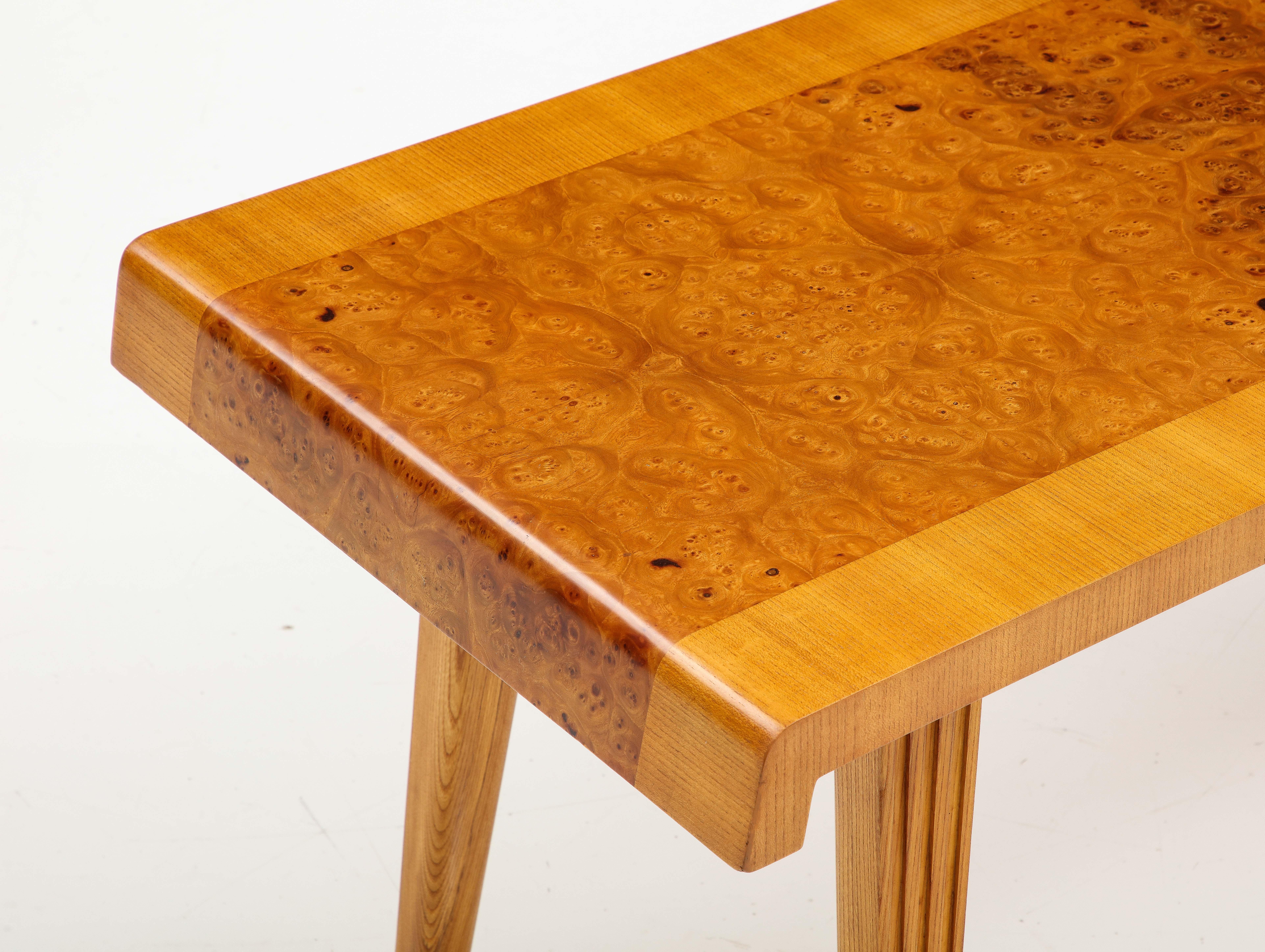 Swedish Elm And Elm Root Table, Circa 1940s For Sale 3