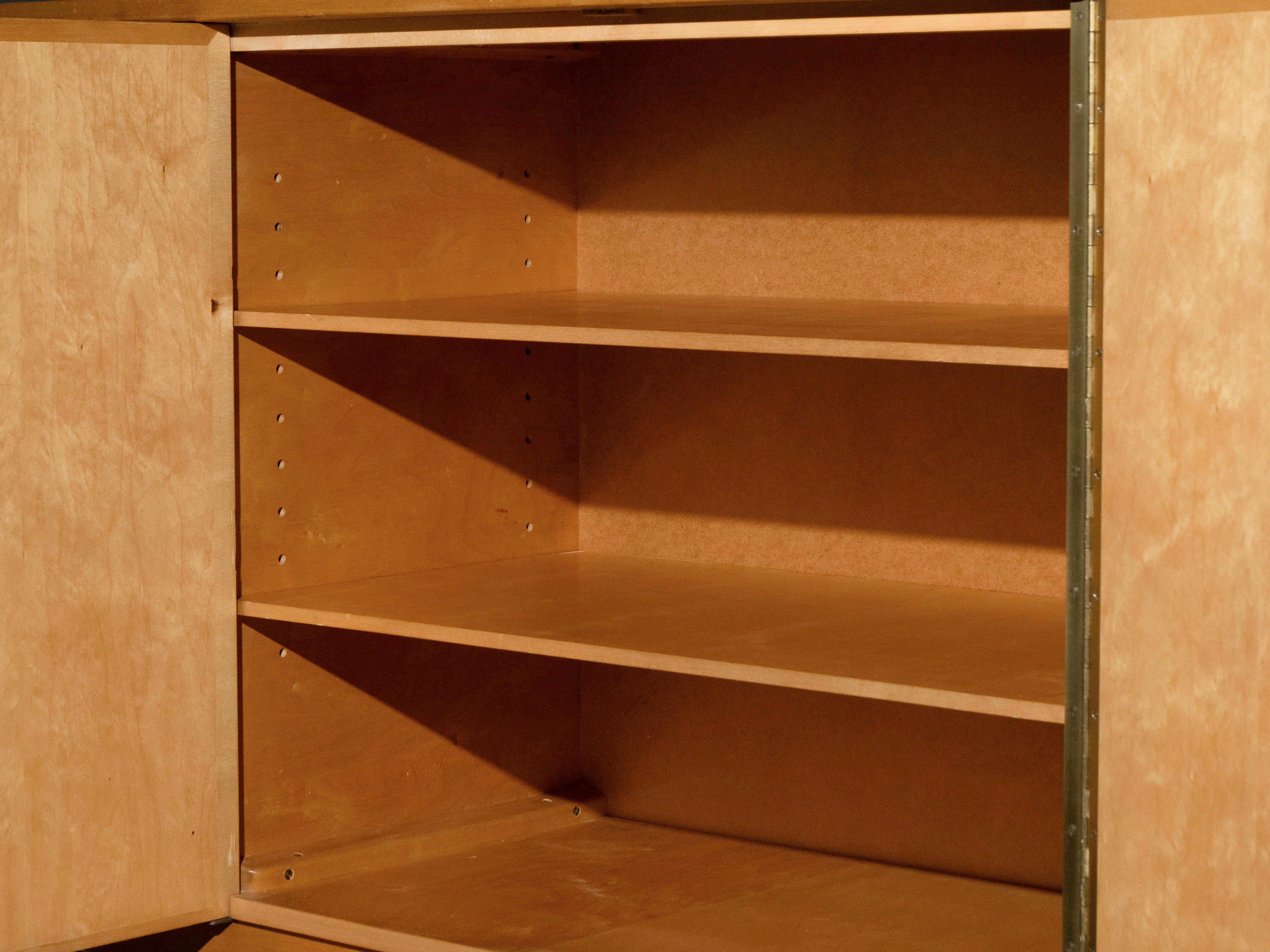 Swedish Elm Cabinet with Nordens Flora Illustrations, Josef Frank Style 6