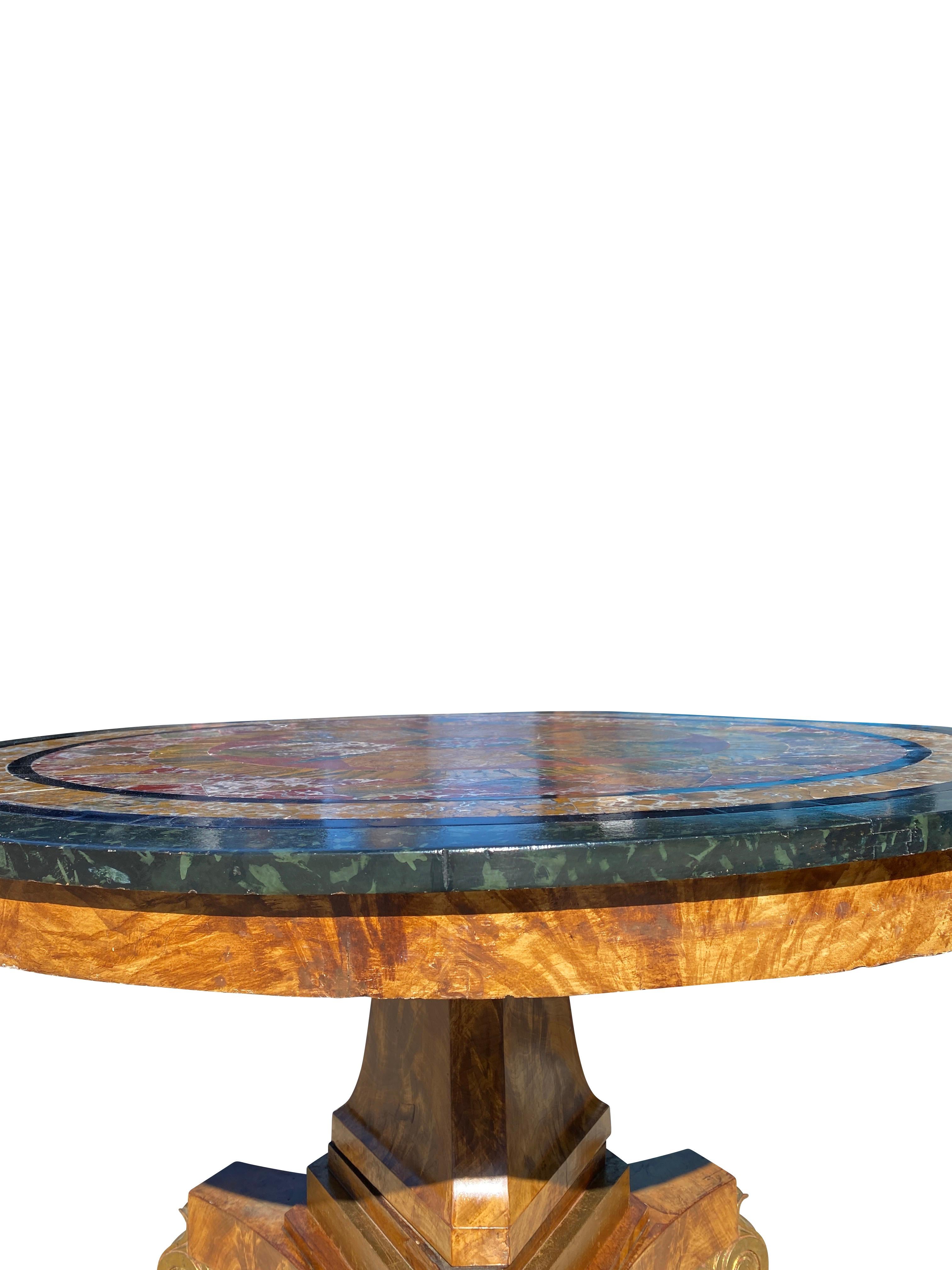 Swedish Empire Center Table For Sale 2