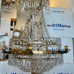 Swedish empire chandelier, early 19th c