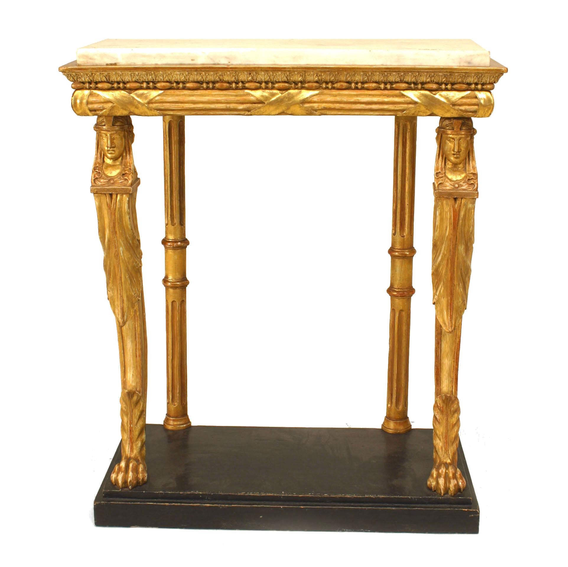 egyptian console table