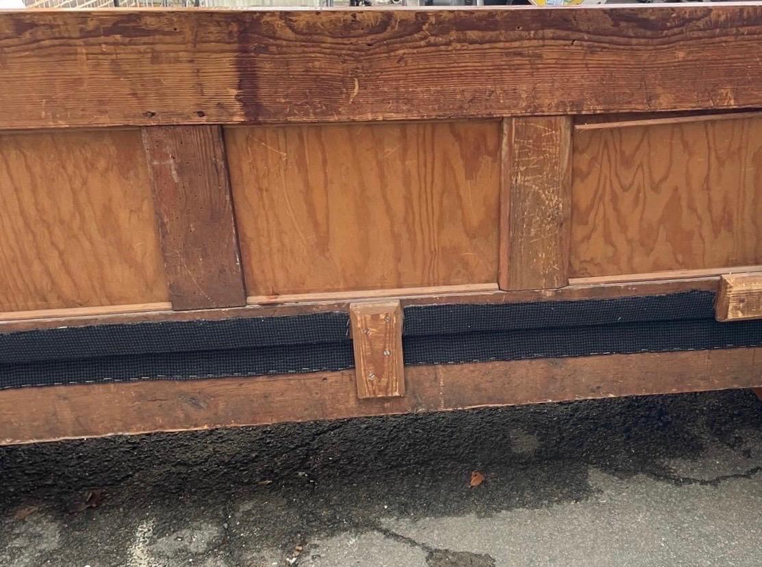 Sofa en bois de l'Empire suédois Karl Johan 19ème siècle Suède en vente 6