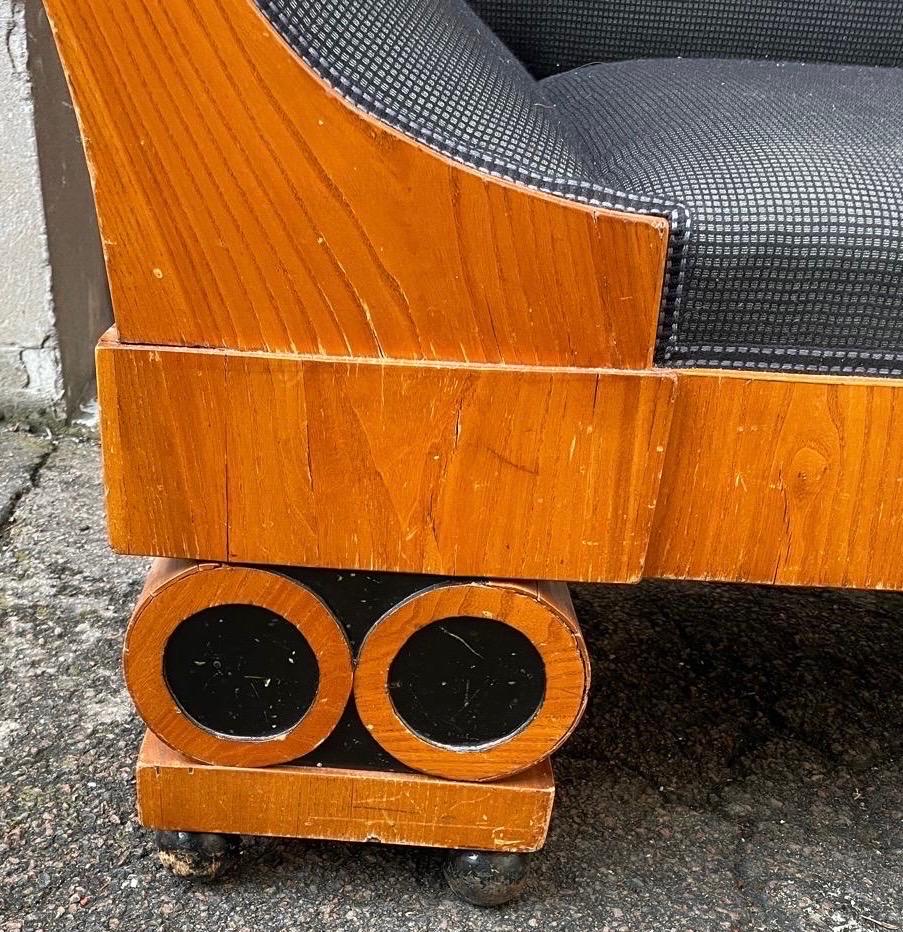 XIXe siècle Sofa en bois de l'Empire suédois Karl Johan 19ème siècle Suède en vente