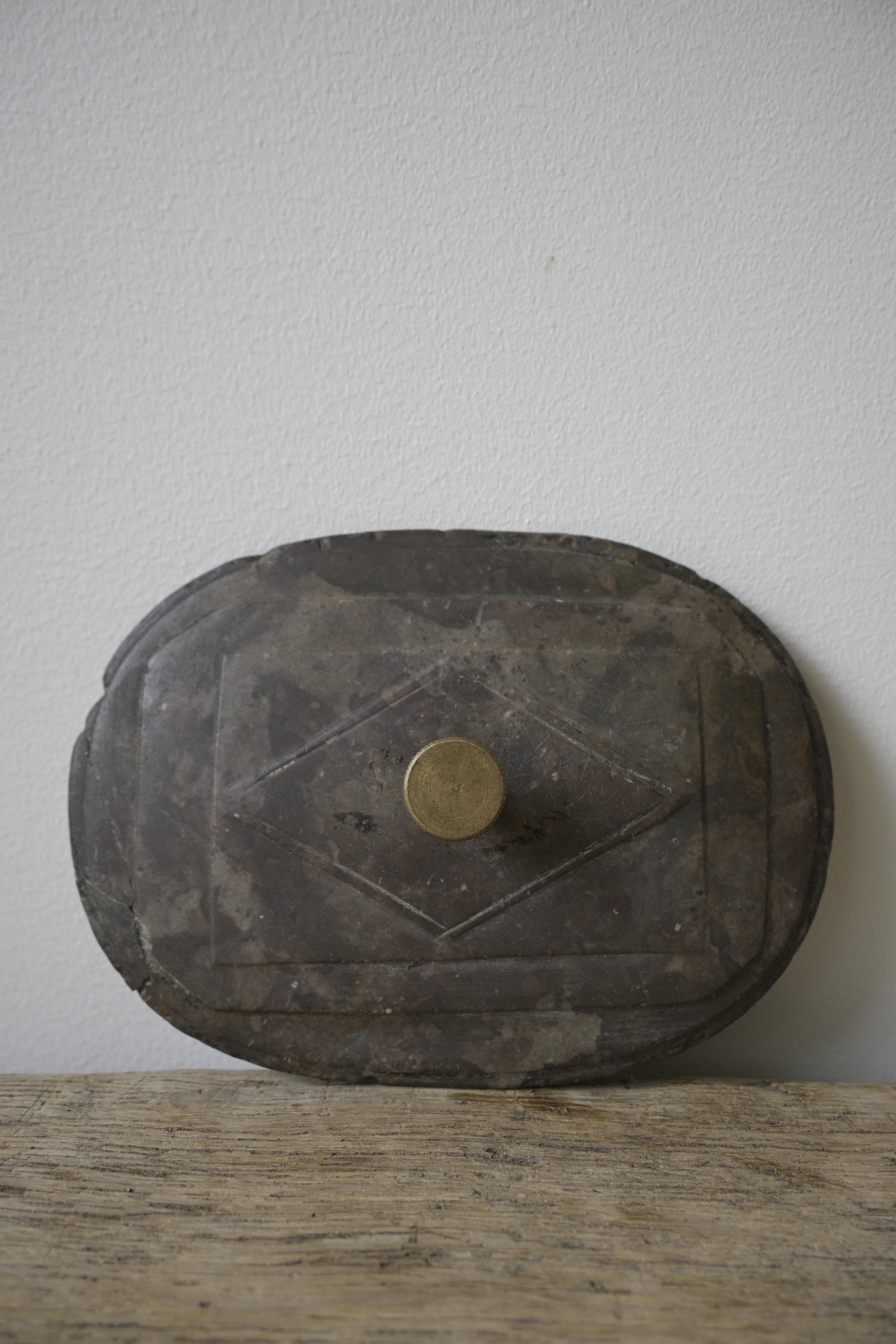 Calcaire Boîte en pierre calcaire de l'Empire suédois vers 1830 en vente