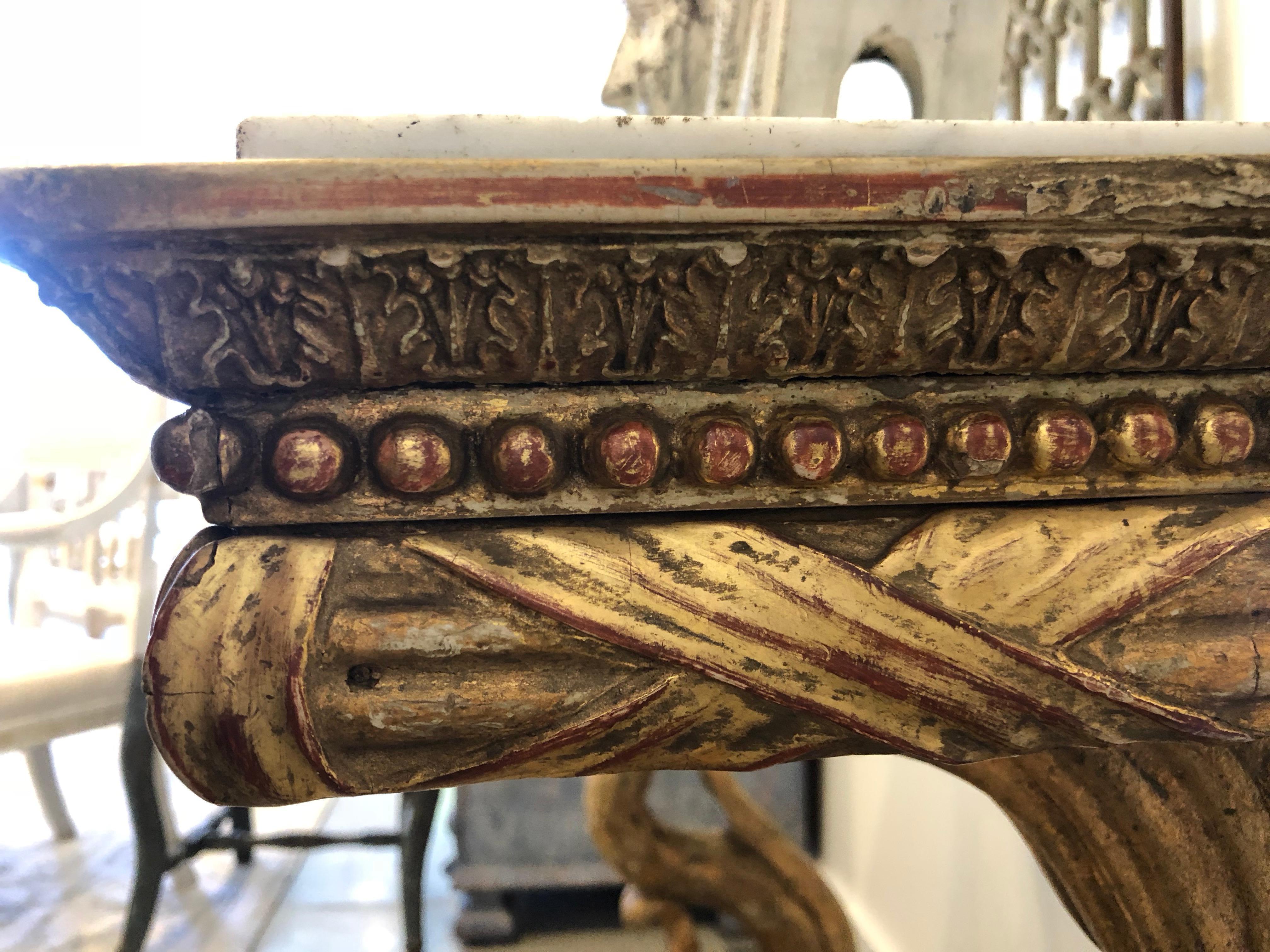 Swedish Empire Period Gilt Console For Sale 3