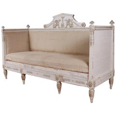 Swedish Empire Settee