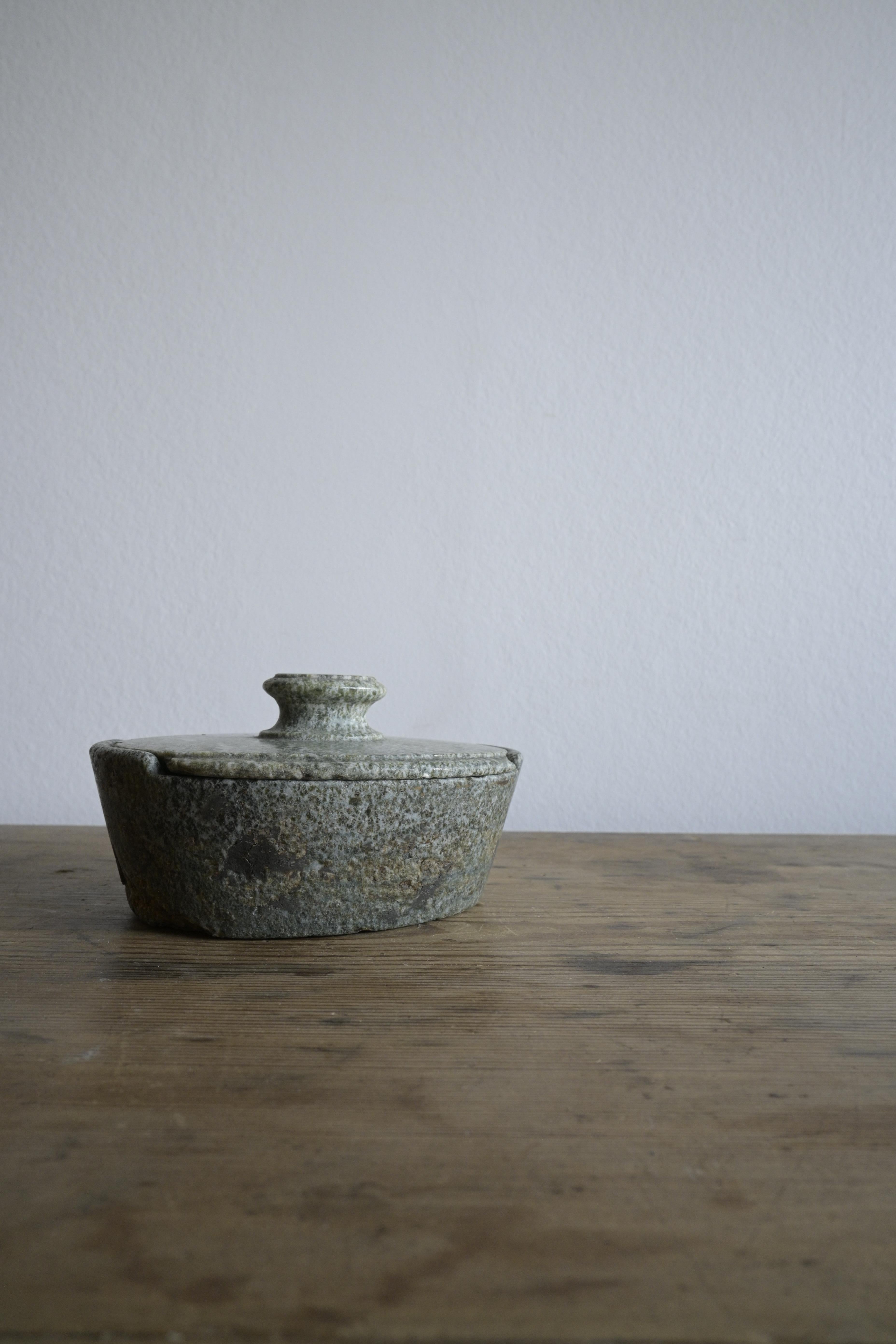Marble Swedish Empire style Butter Box ca 1815