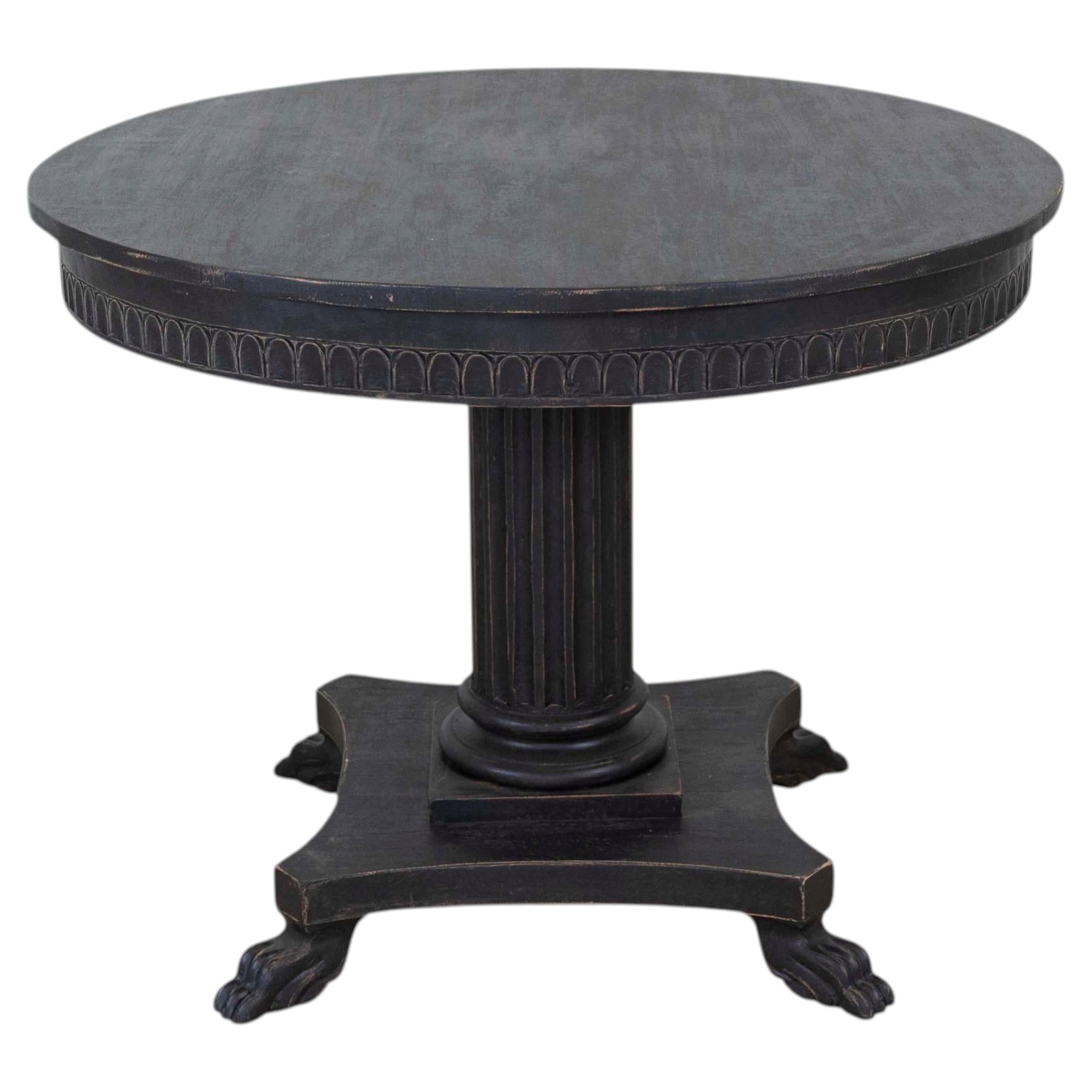 Swedish Empire Style Center Table
