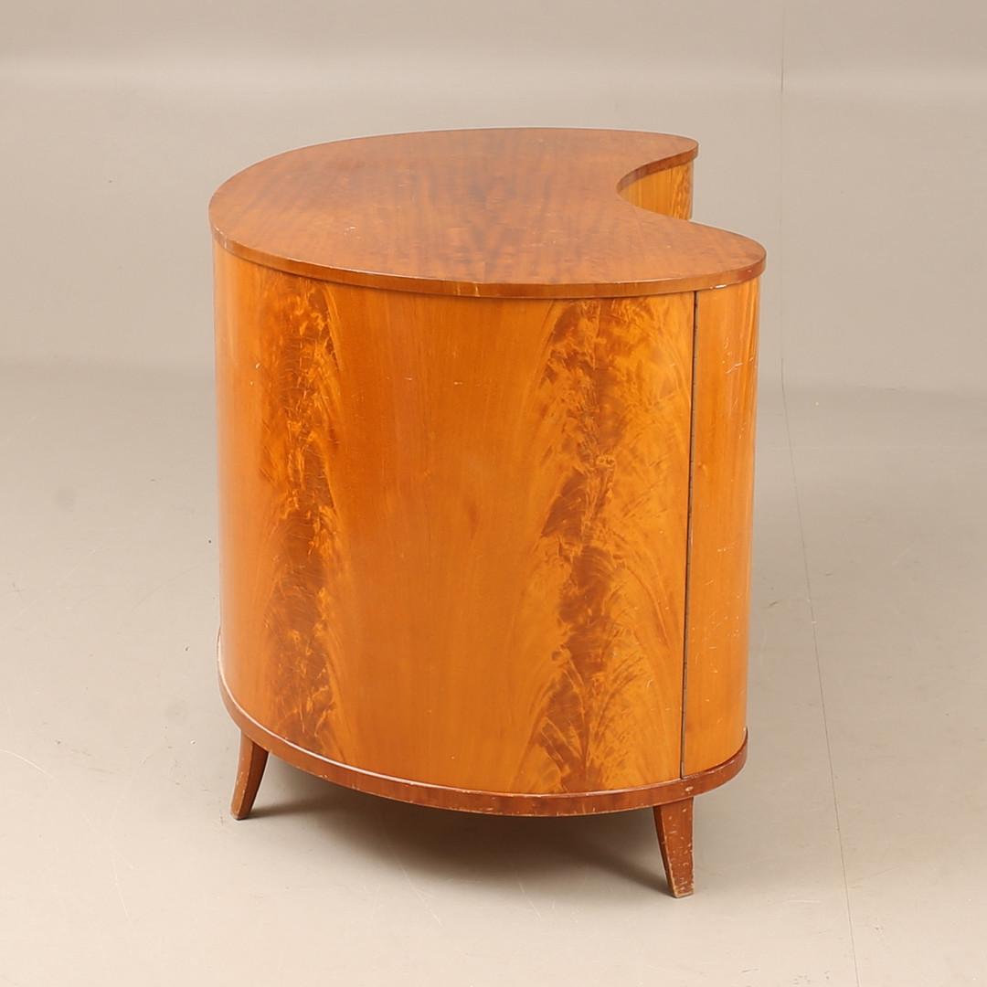 Art Deco Swedish Erik Chambert art deco desk, 1940 For Sale