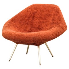 Chaise longue suédoise "Eva":: Dahléns Dalums Fåtöljindustri AB:: années 1960