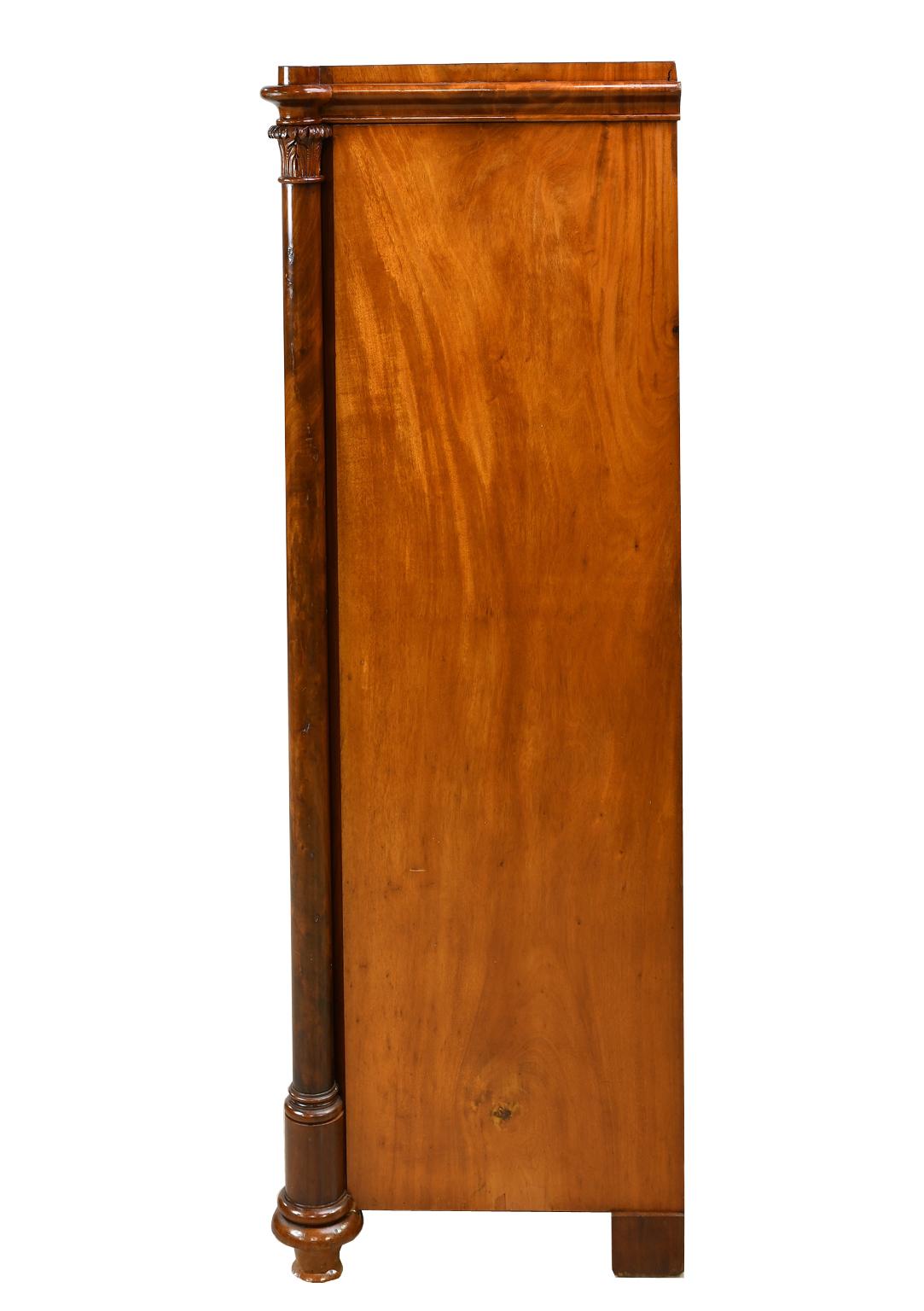 Swedish Fall-Front Secretary in West Indies Mahogany, circa 1850 2