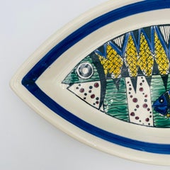 Fuente de pescado sueco de Anita Nylund para JIE Gantofta, años 60
