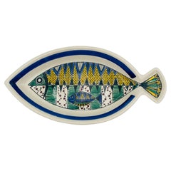 Swedish Fish Serving Dish Platter by Anita Nylund for Jie Gantofta, 1960s
