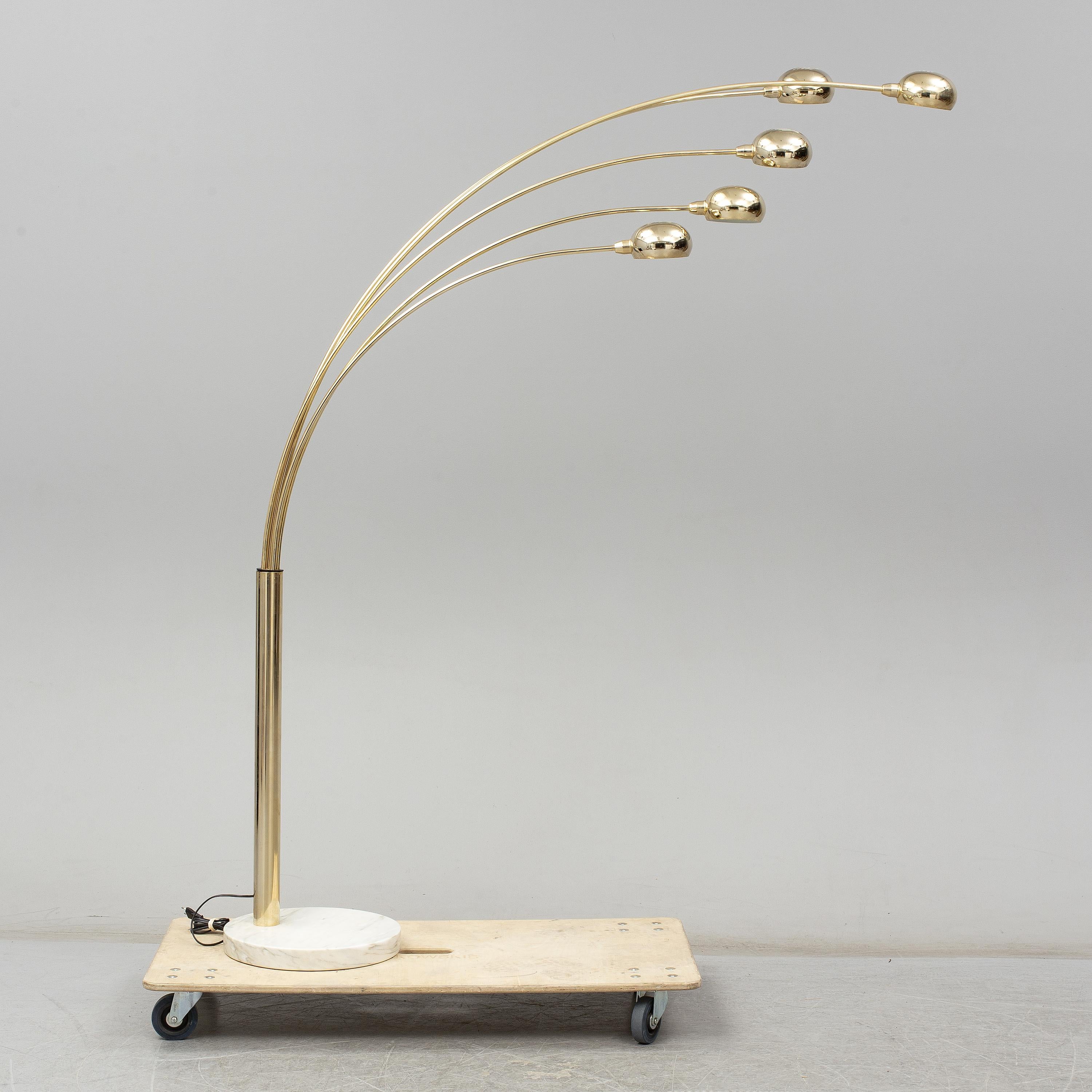 floor lamp with five arms