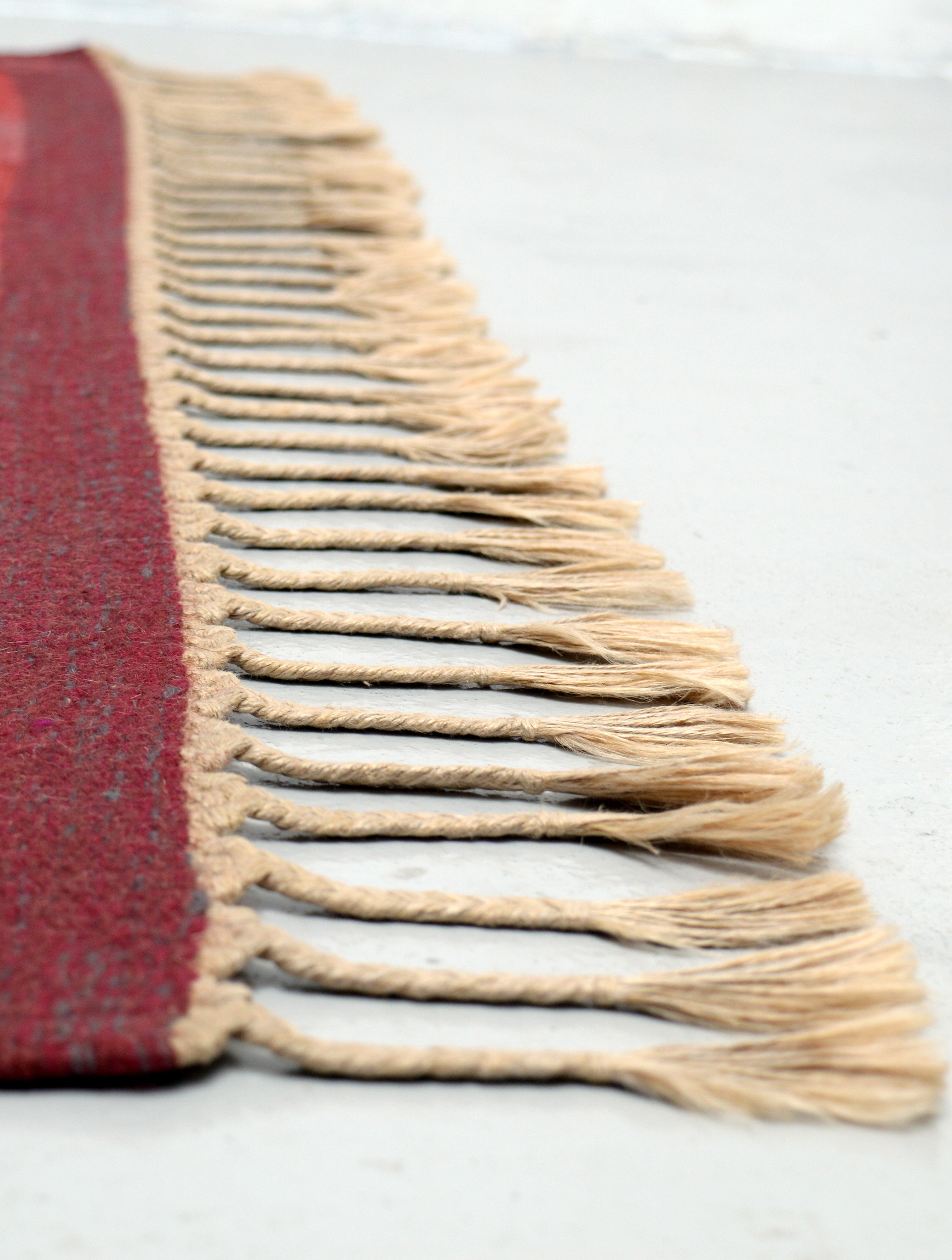 Swedish Flat-Weave Rölakan Carpet Aniara by Anna Johanna Ångström, 1960s In Good Condition In Stockholm, SE
