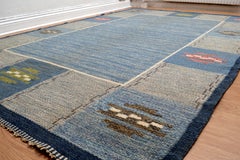 Swedish Flat-Weave Rölakan Carpet Attributed to Rakel Carlander