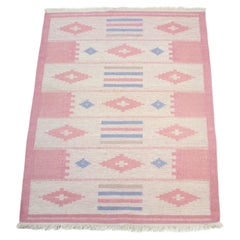 Tapis suédois à tissage plat Röllakan, années 1960