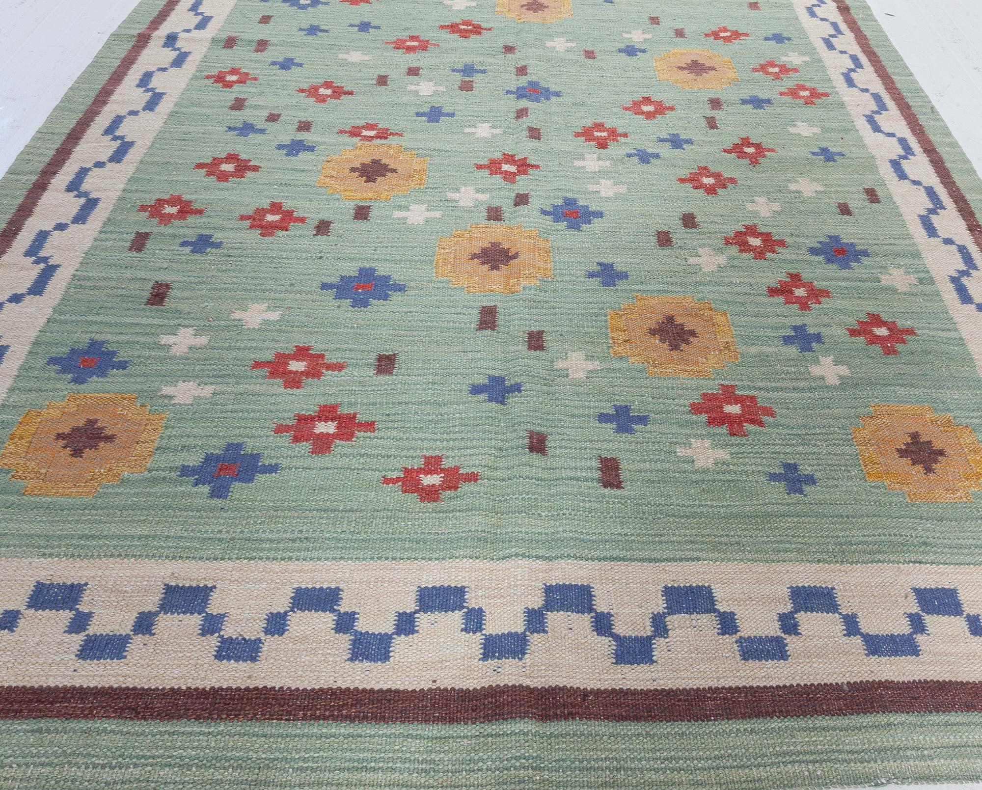 Swedish Flat Weave Rug by Doris Leslie Blau In New Condition In New York, NY