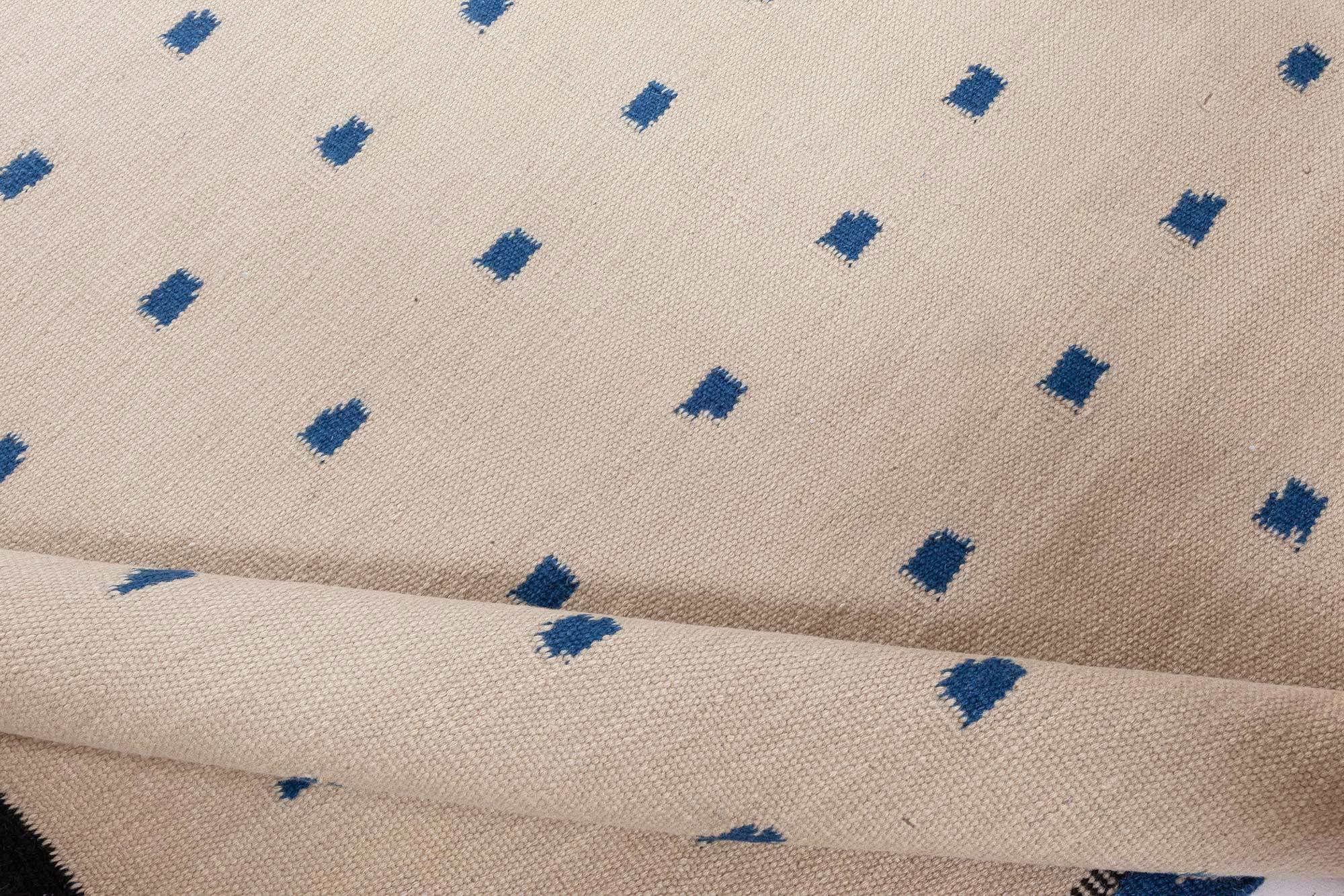 Hand-Woven Swedish Flat Weave Rug by Doris Leslie Blau For Sale