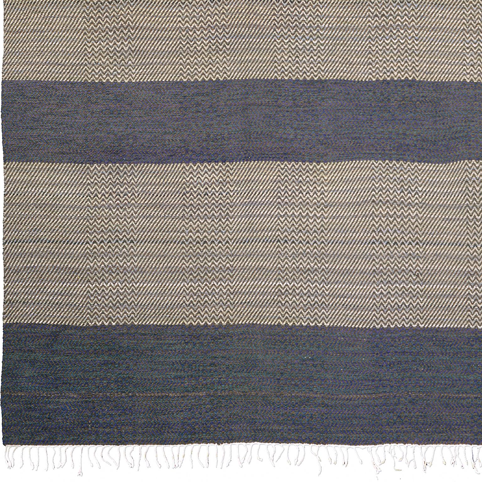 Swedish flat-weave Rug by Gunilla Lagerbielke
Sweden, circa 1950. 
Designed by Gunilla Lagerbielke.